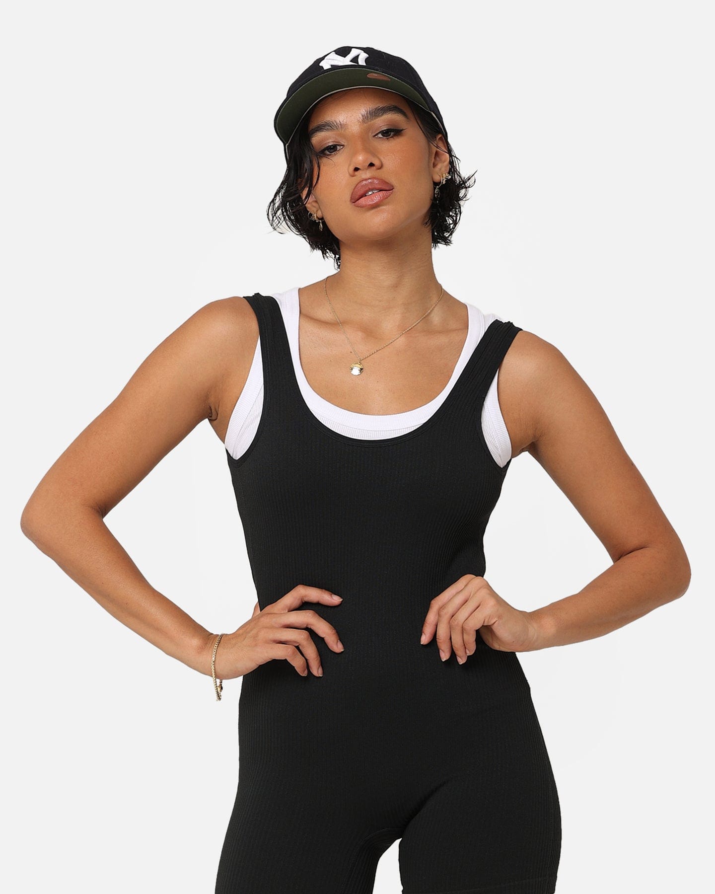 Champion Women's Life Seamless All In One Playsuit Black