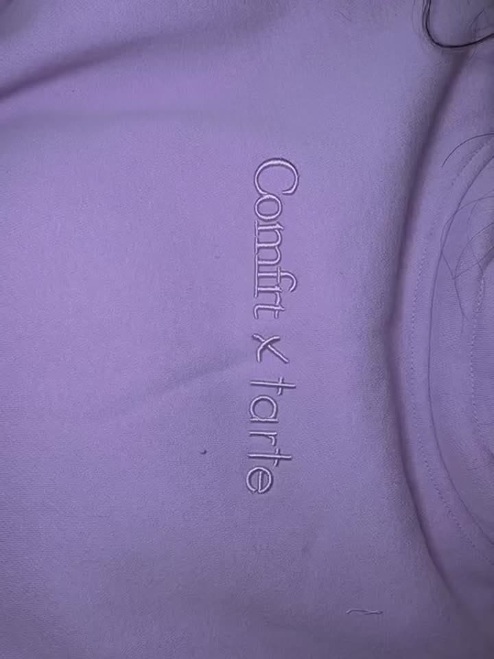 tarte x Comfrt airplane mode travel sweatpants
