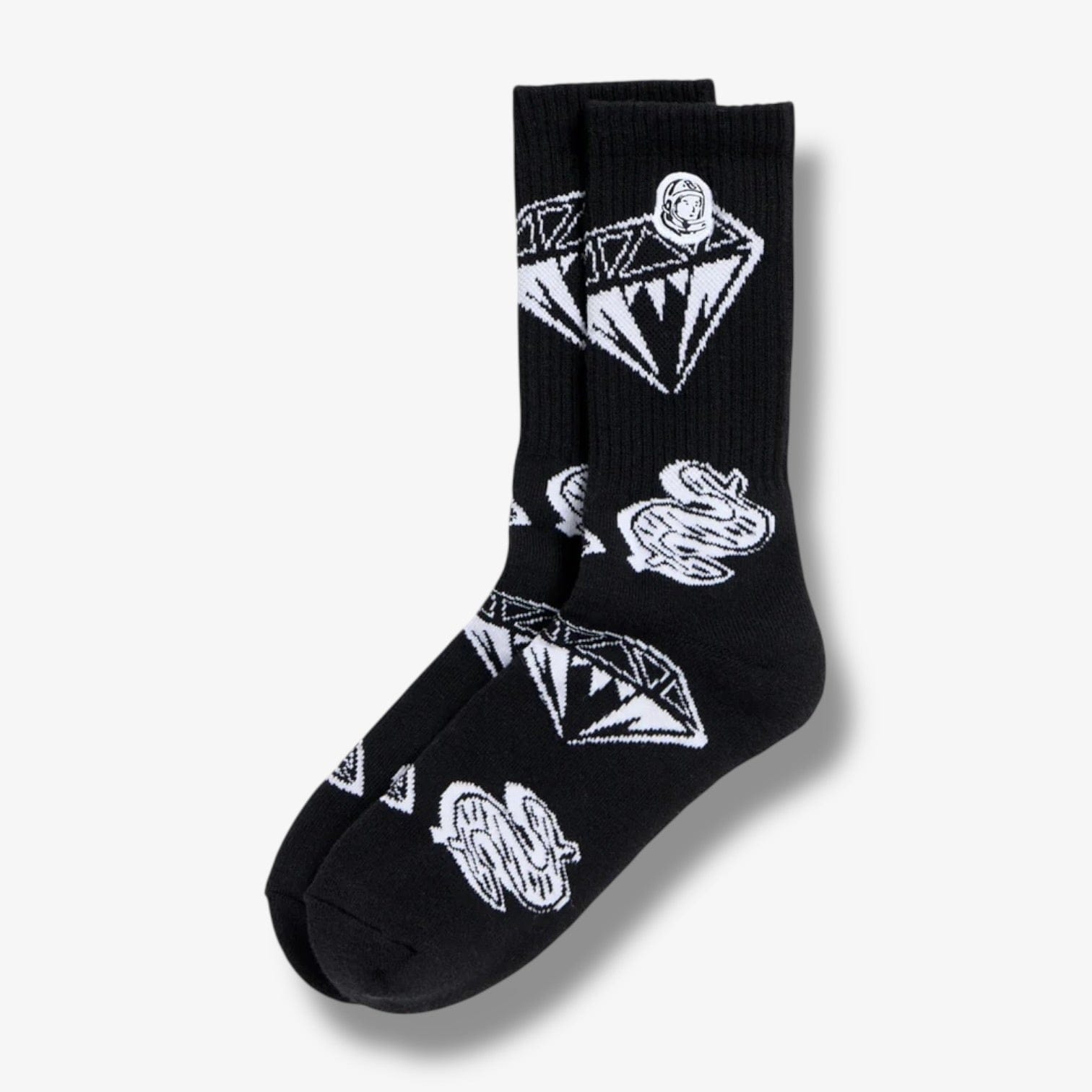 Billionaire Boys Club BBC BB diamond socks black