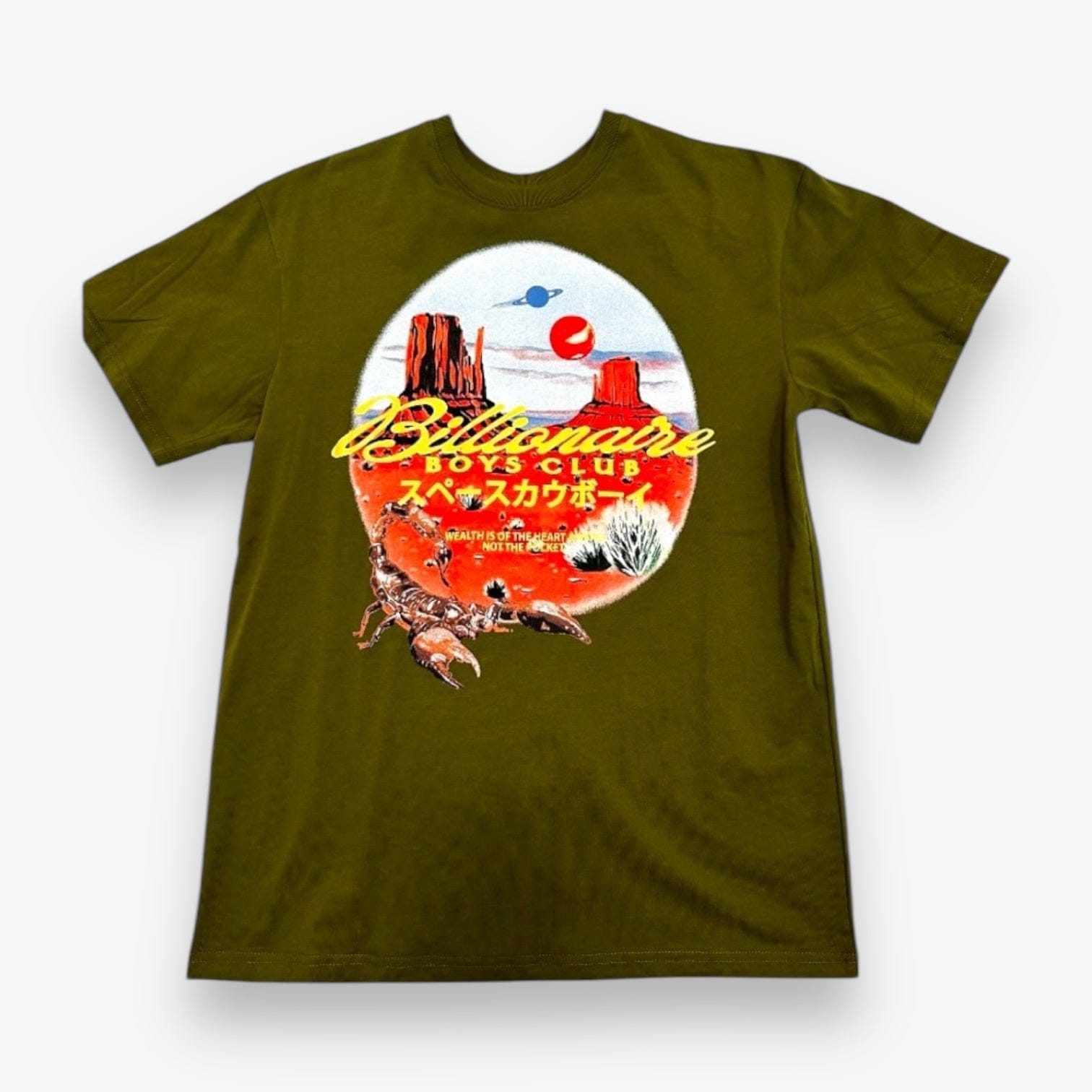 Billionaire Boys Club BBC BB Scorpion SS T-Shirt Capulet Olive