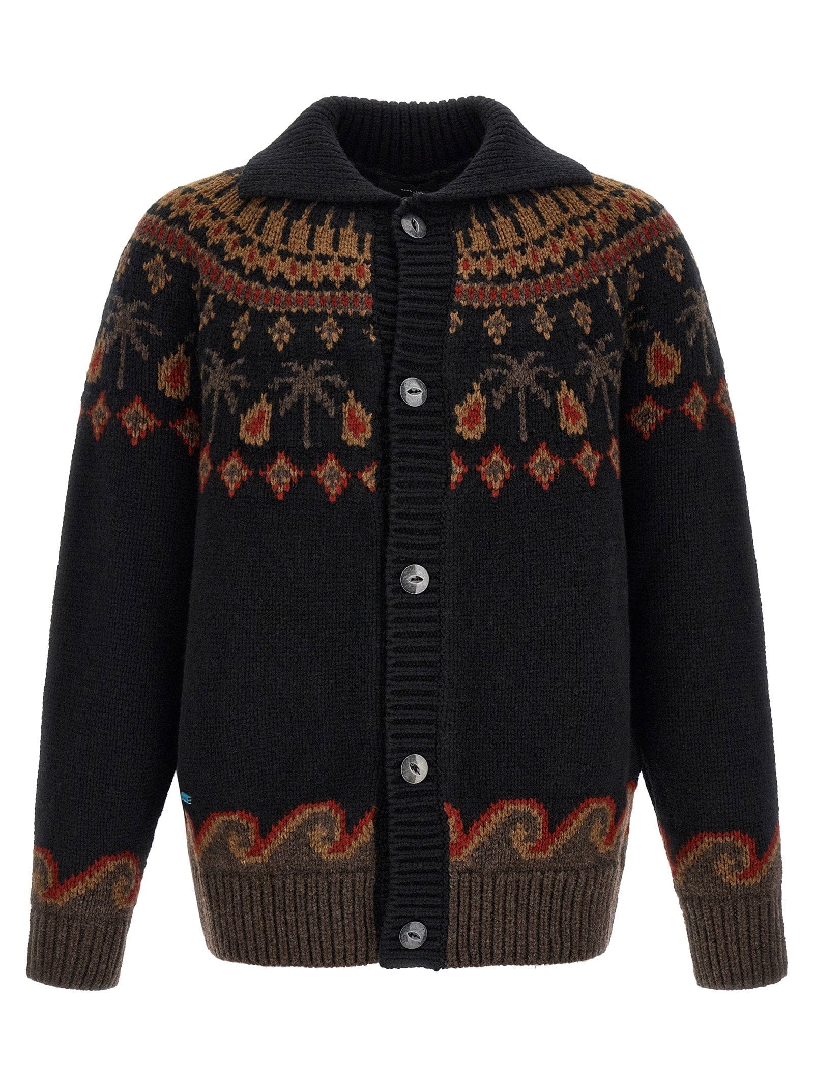 Alanui Sweet Winter Cardigan — Black