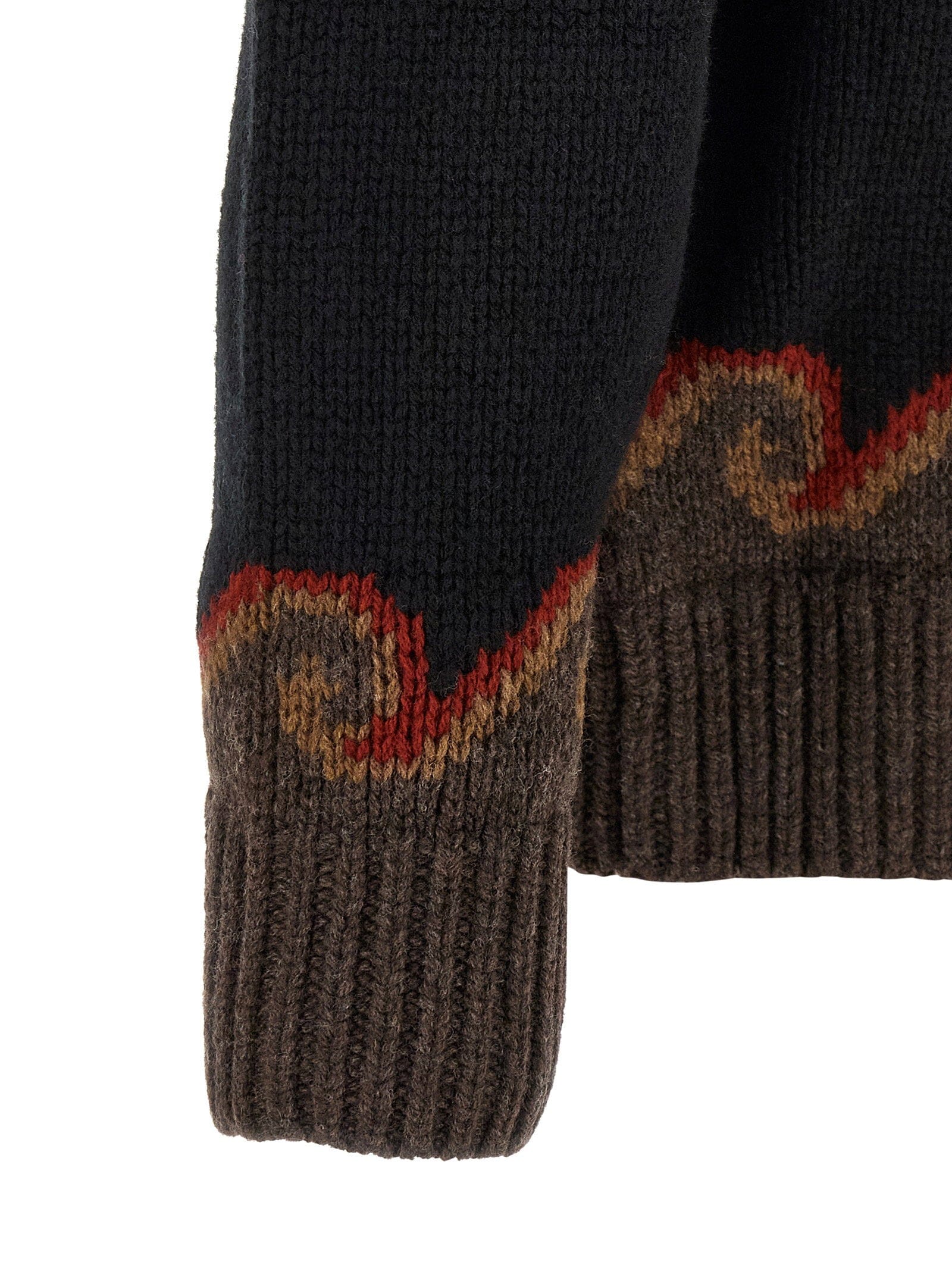 Alanui Sweet Winter Cardigan — Black