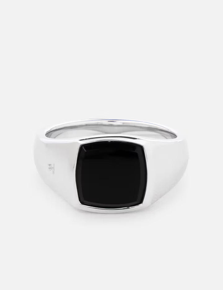 Tom Wood Kay Ring Polished Onyx