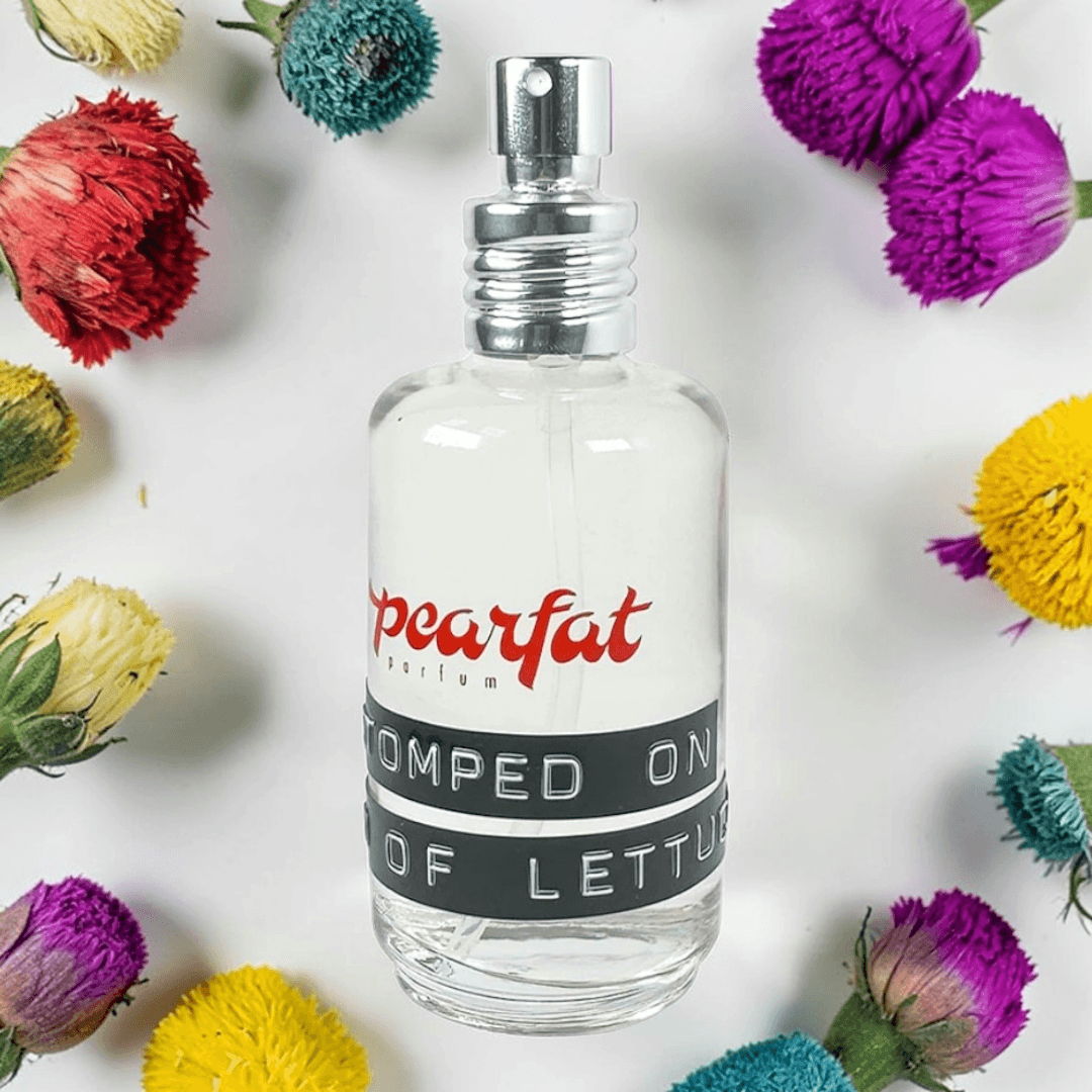 Pearfat Parfum Stomped on Bed of Lettuce | Fragrance Samples UK