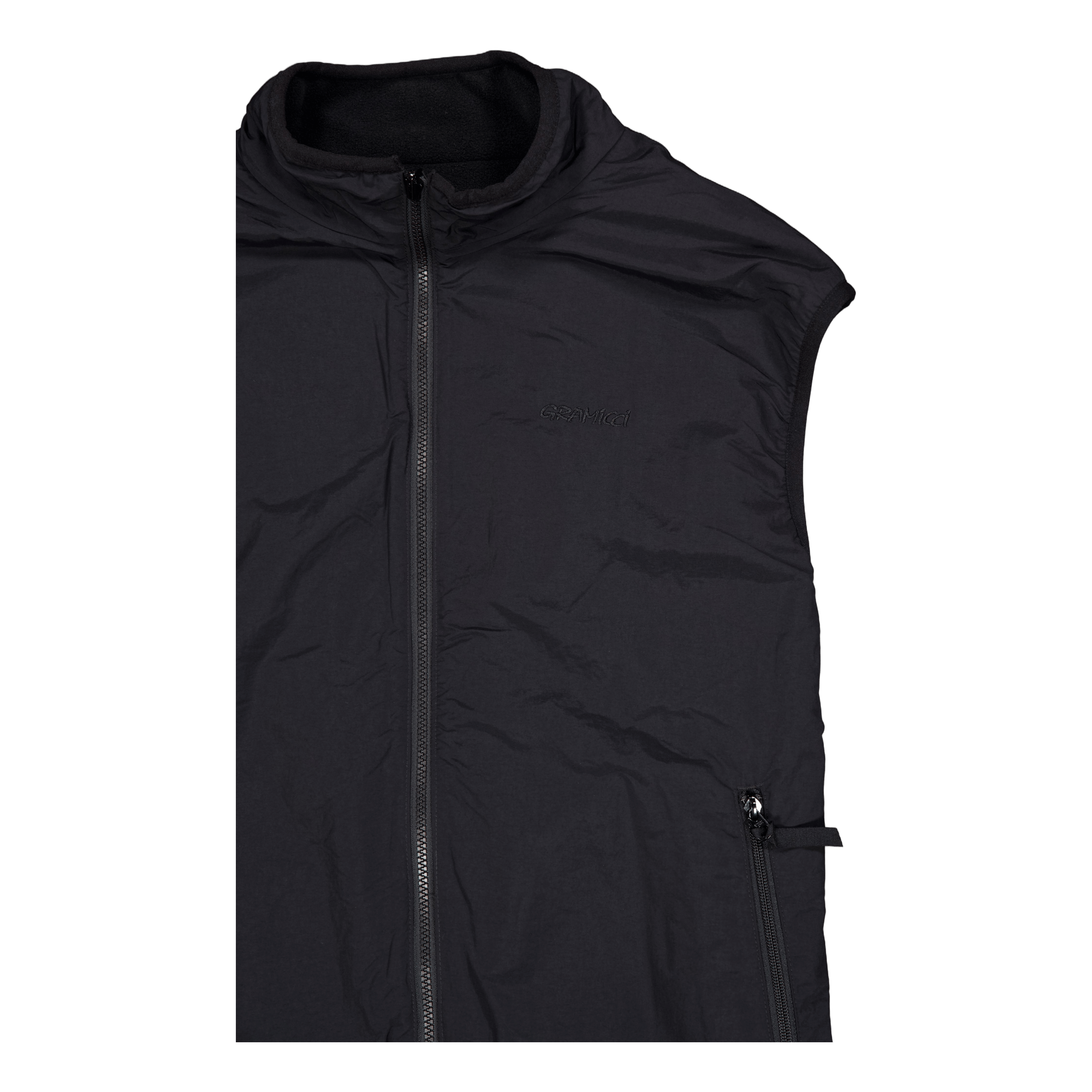 Gramicci Reversible Fleece Vest Black