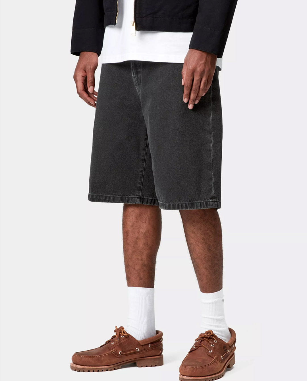 Carhartt WIP - Landon Short - Black Stone Washed