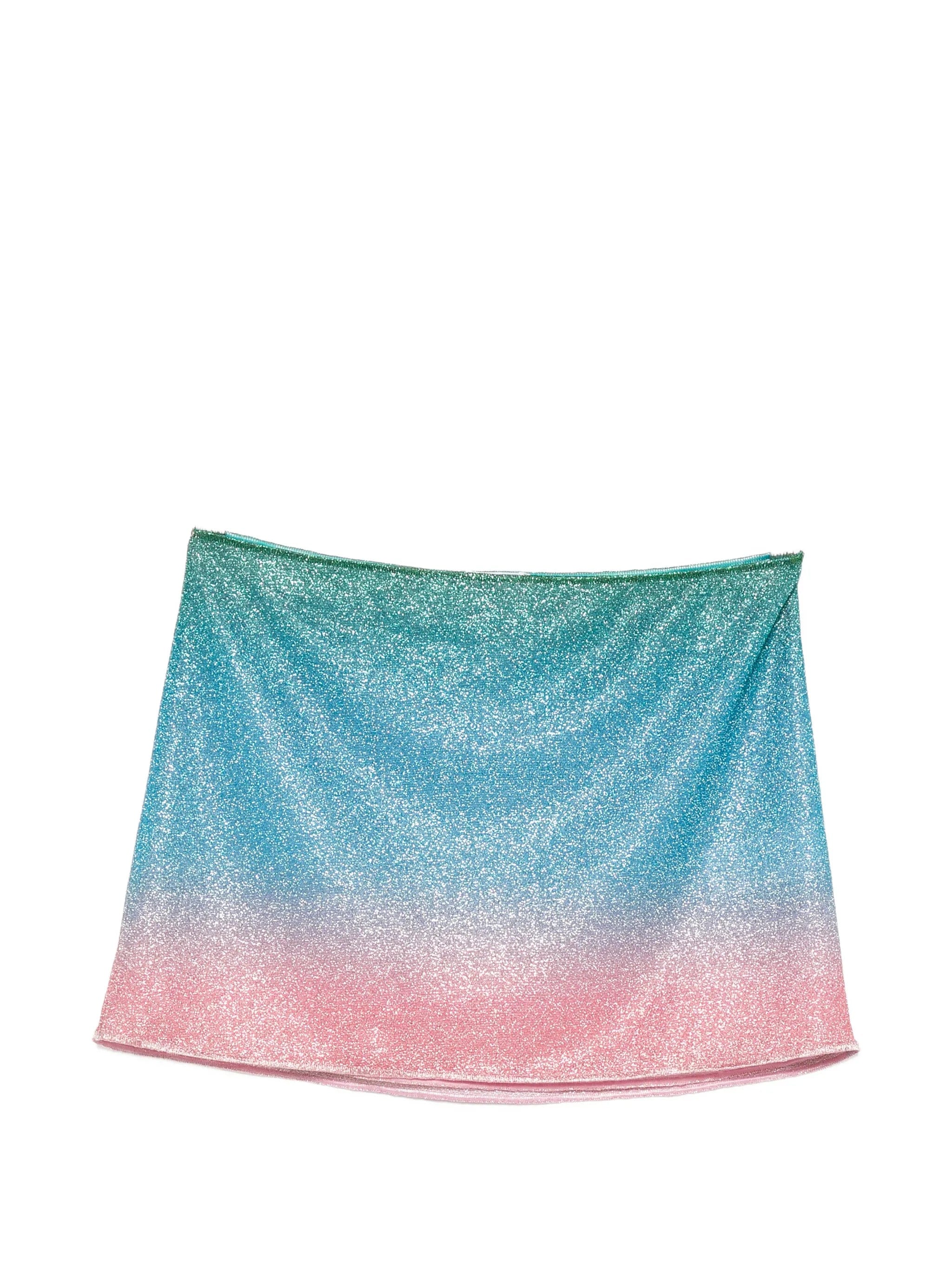 Oséree Lumière lurex mini beach skirt