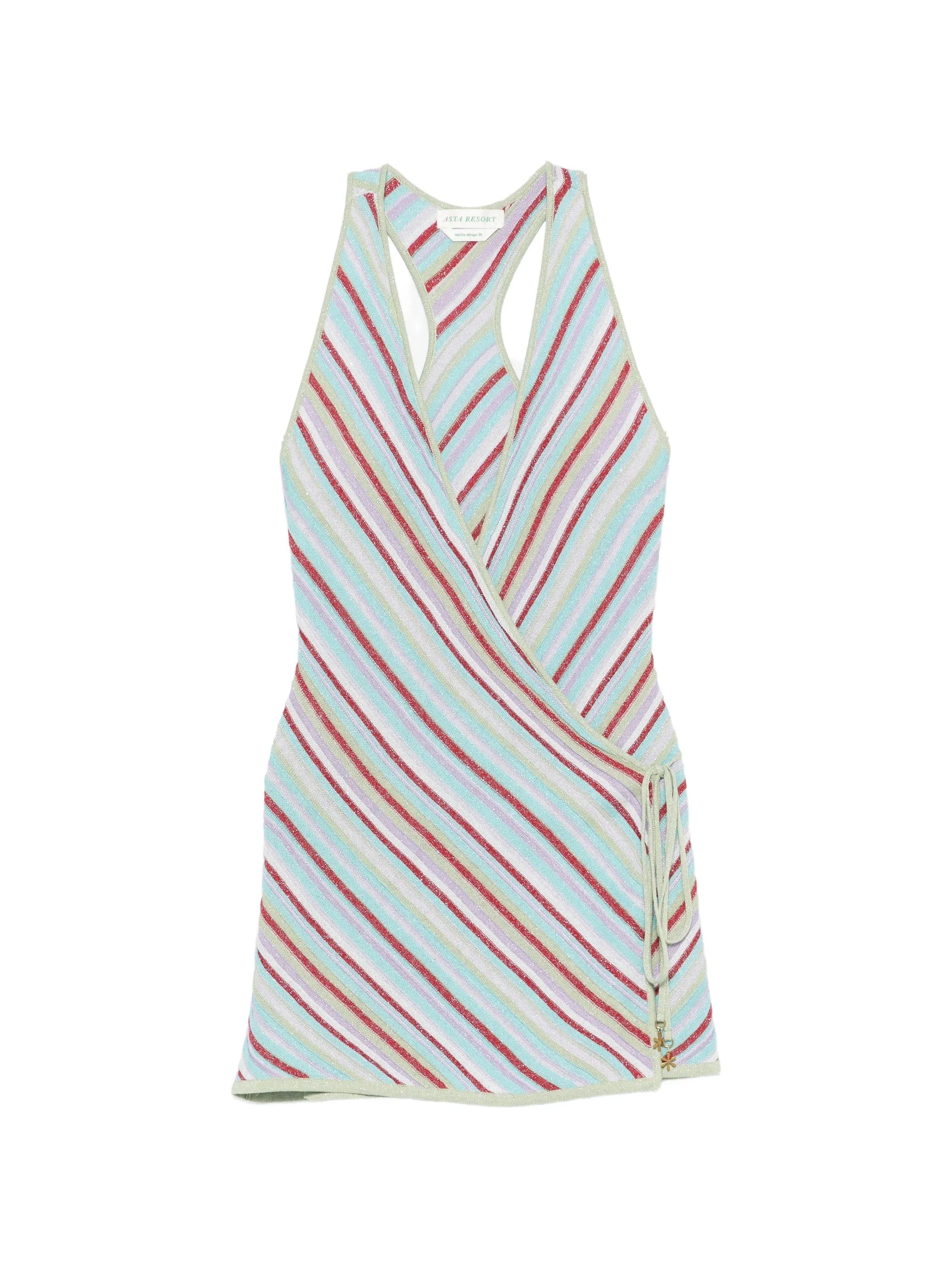 Asta Resort Lila wrap mini dress