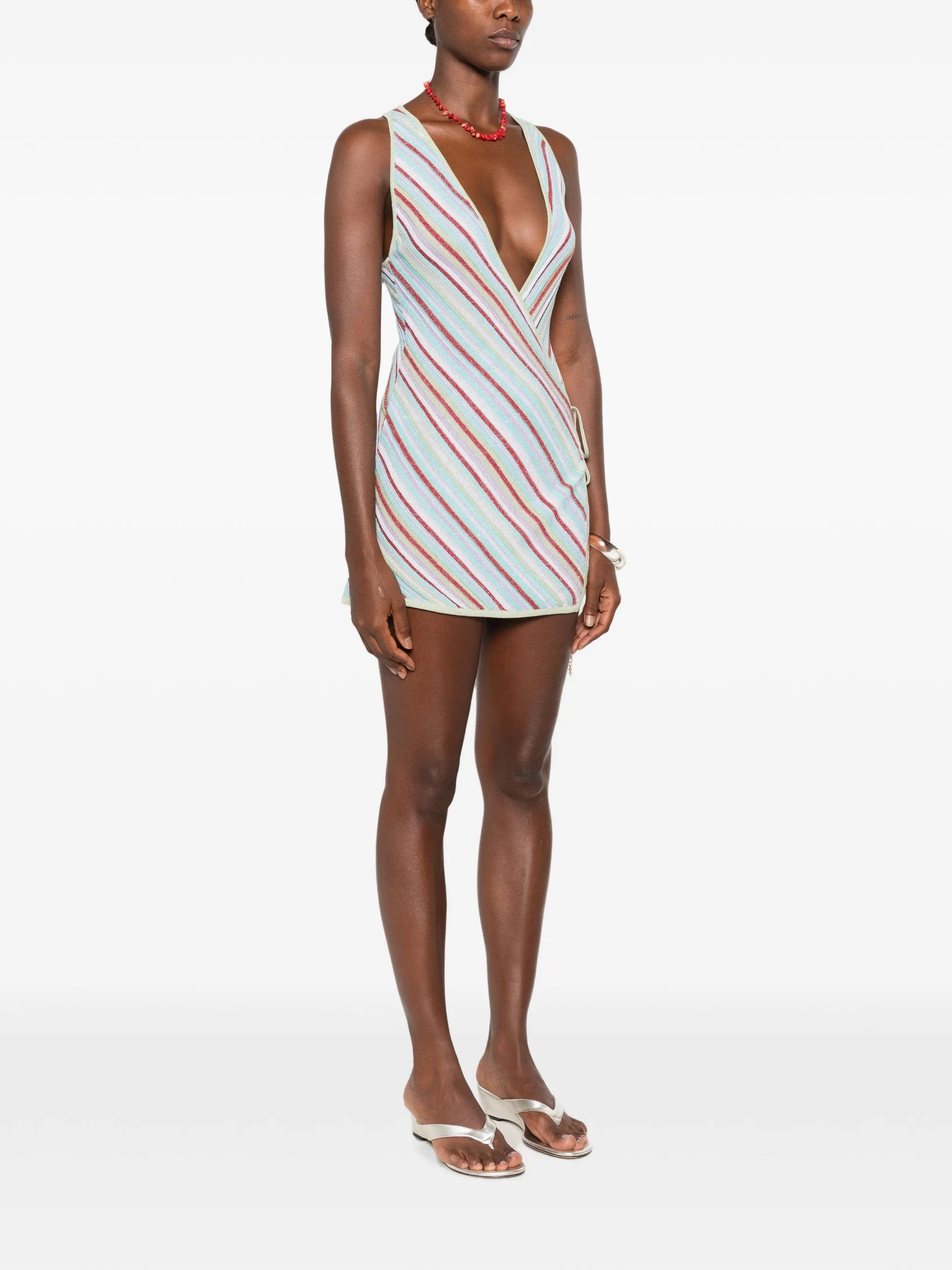 Asta Resort Lila wrap mini dress