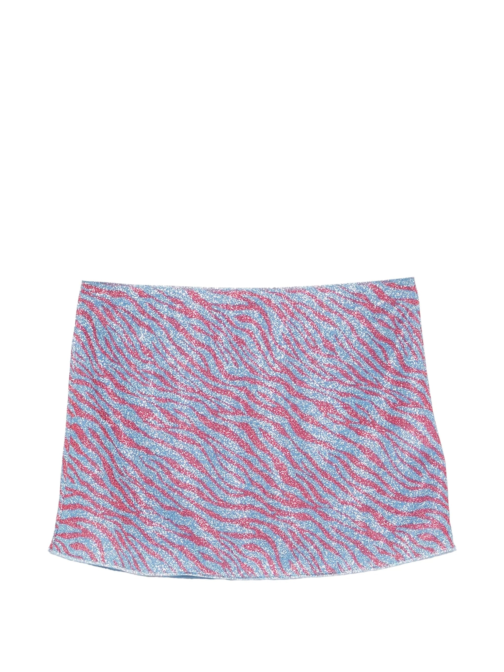 Oséree Animalier zebra - print mini beach skirt