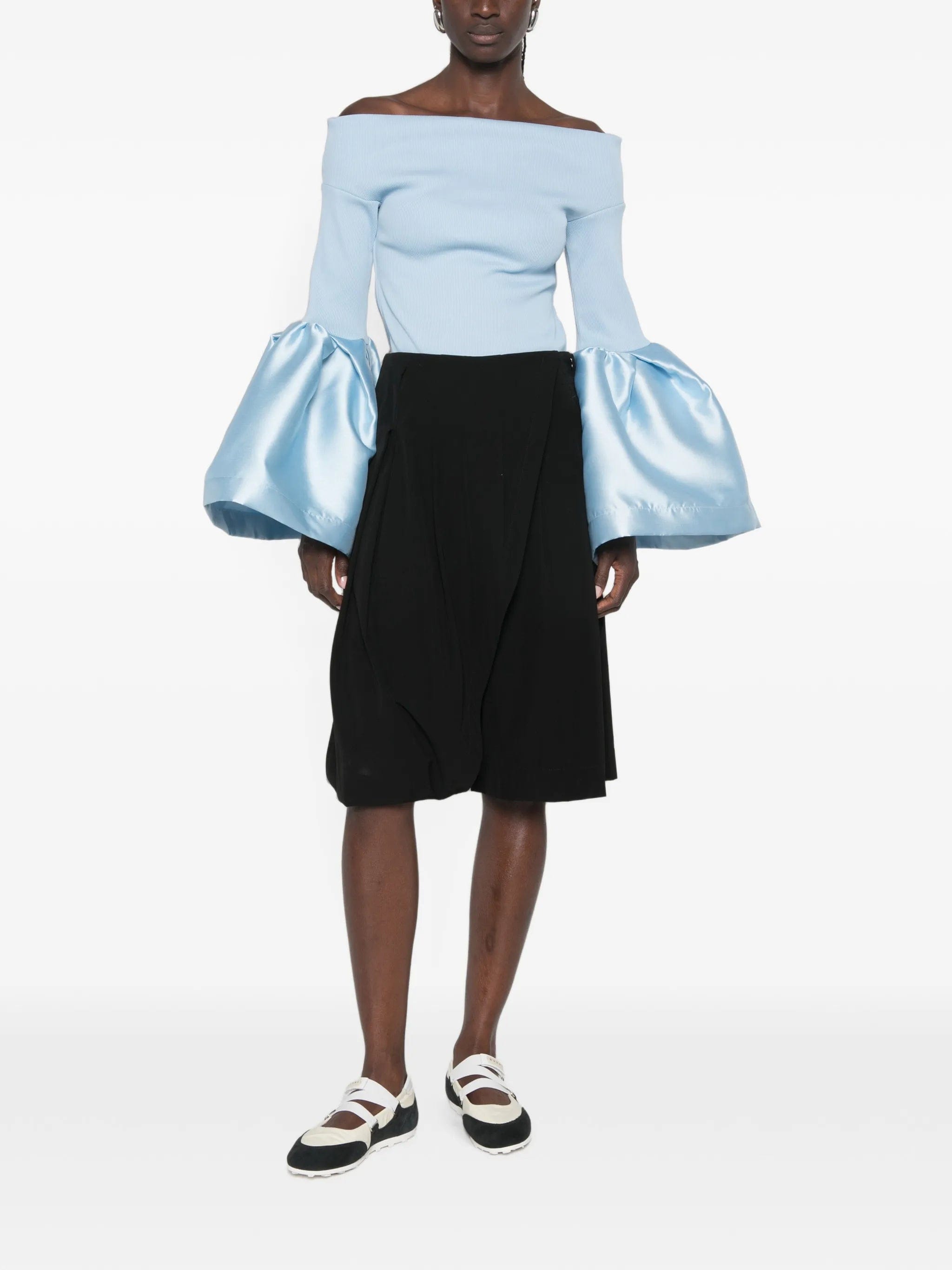 Marques'almeida off - shoulder blouse