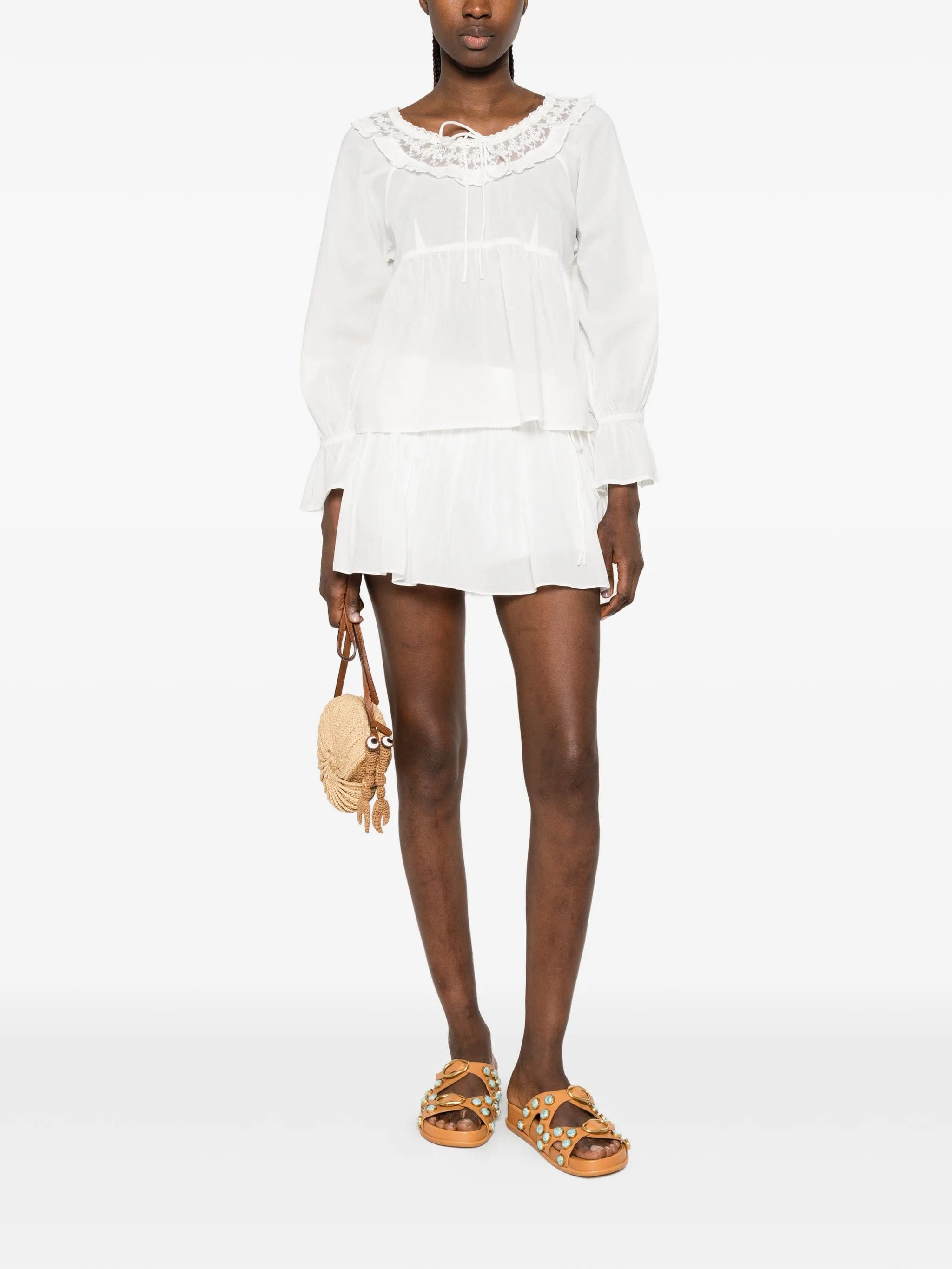 Posse Danielle lace - trim blouse