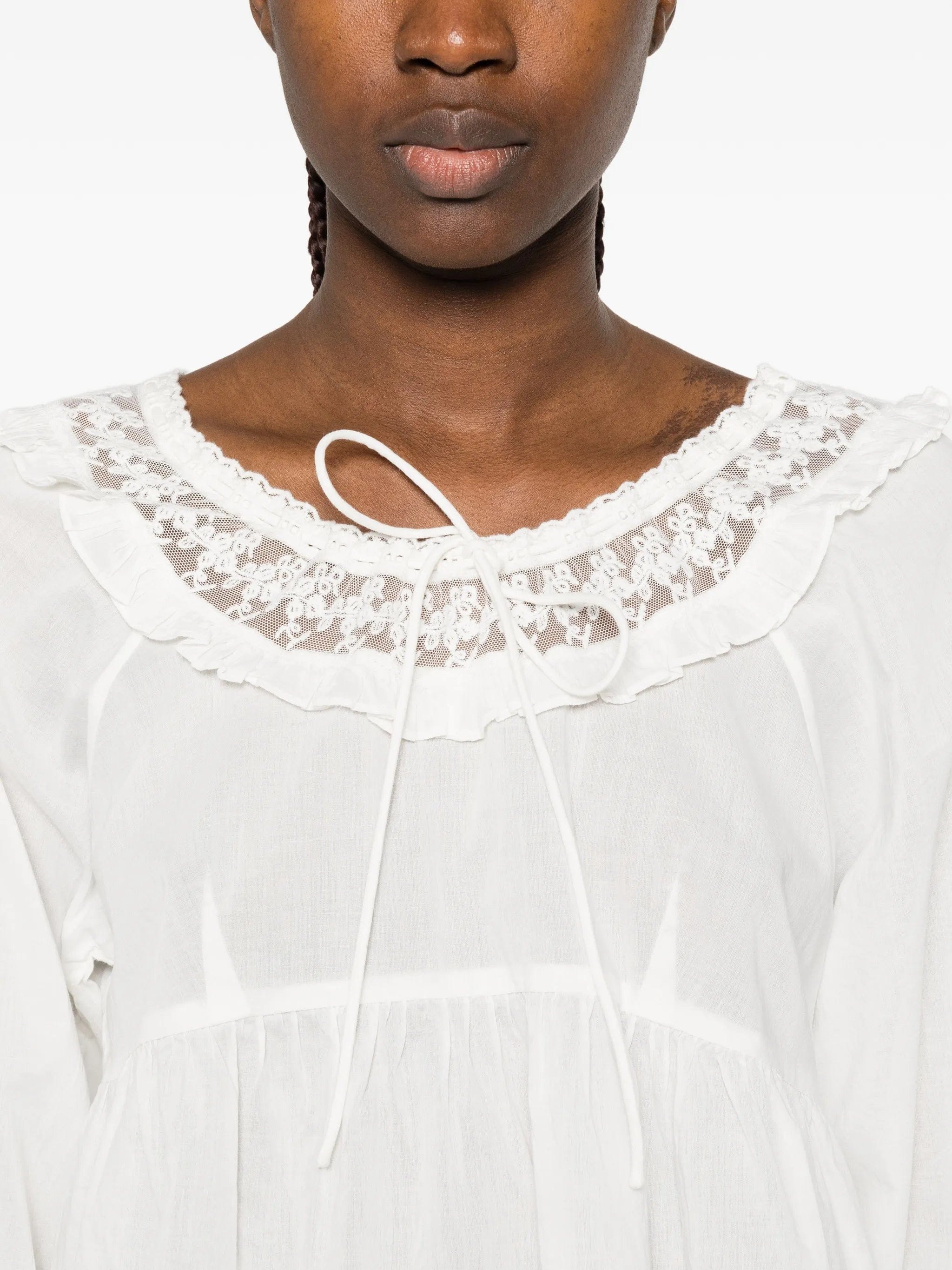 Posse Danielle lace - trim blouse