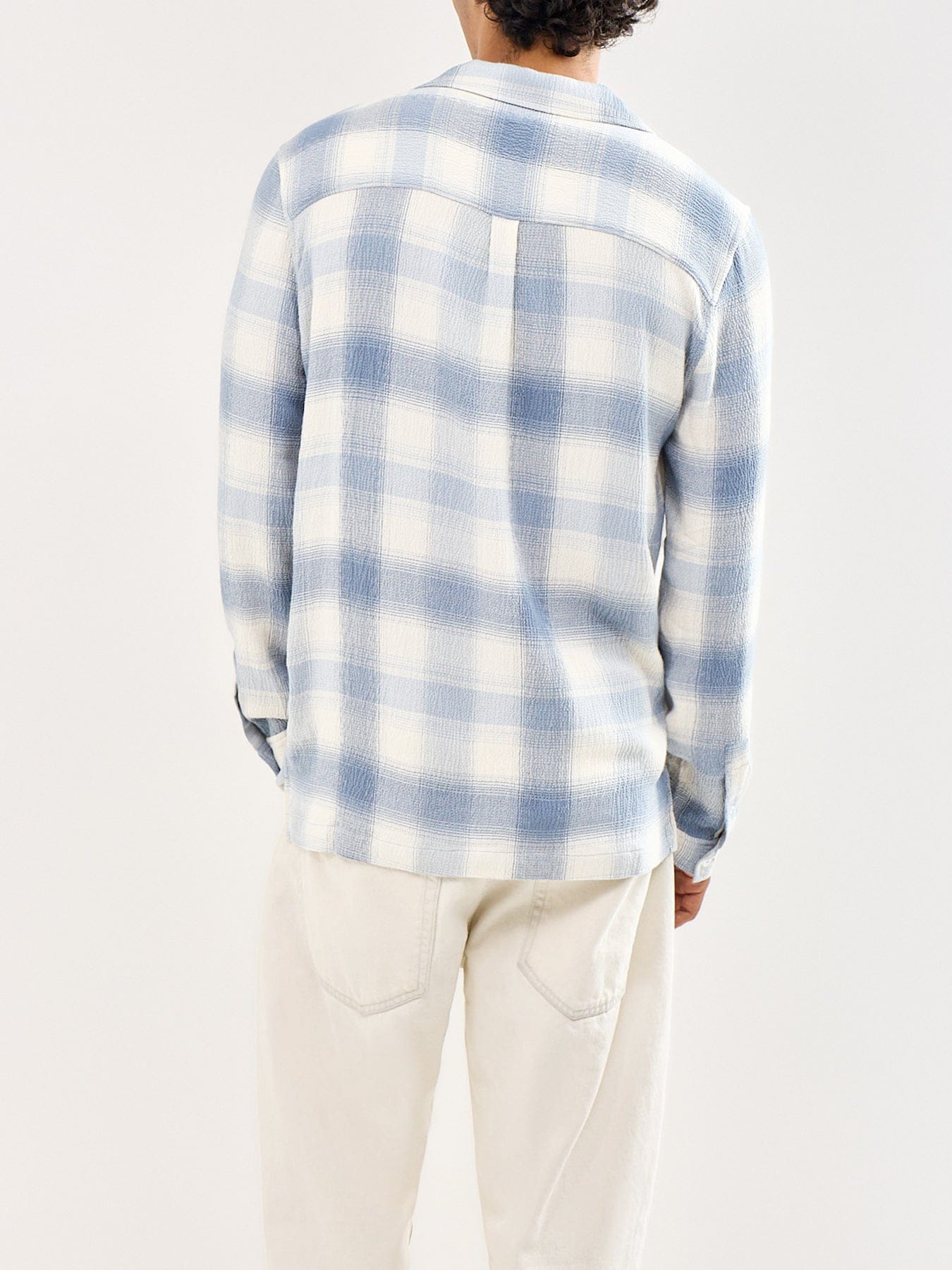Paige Kransey Check Long Sleeve Shirt Blue