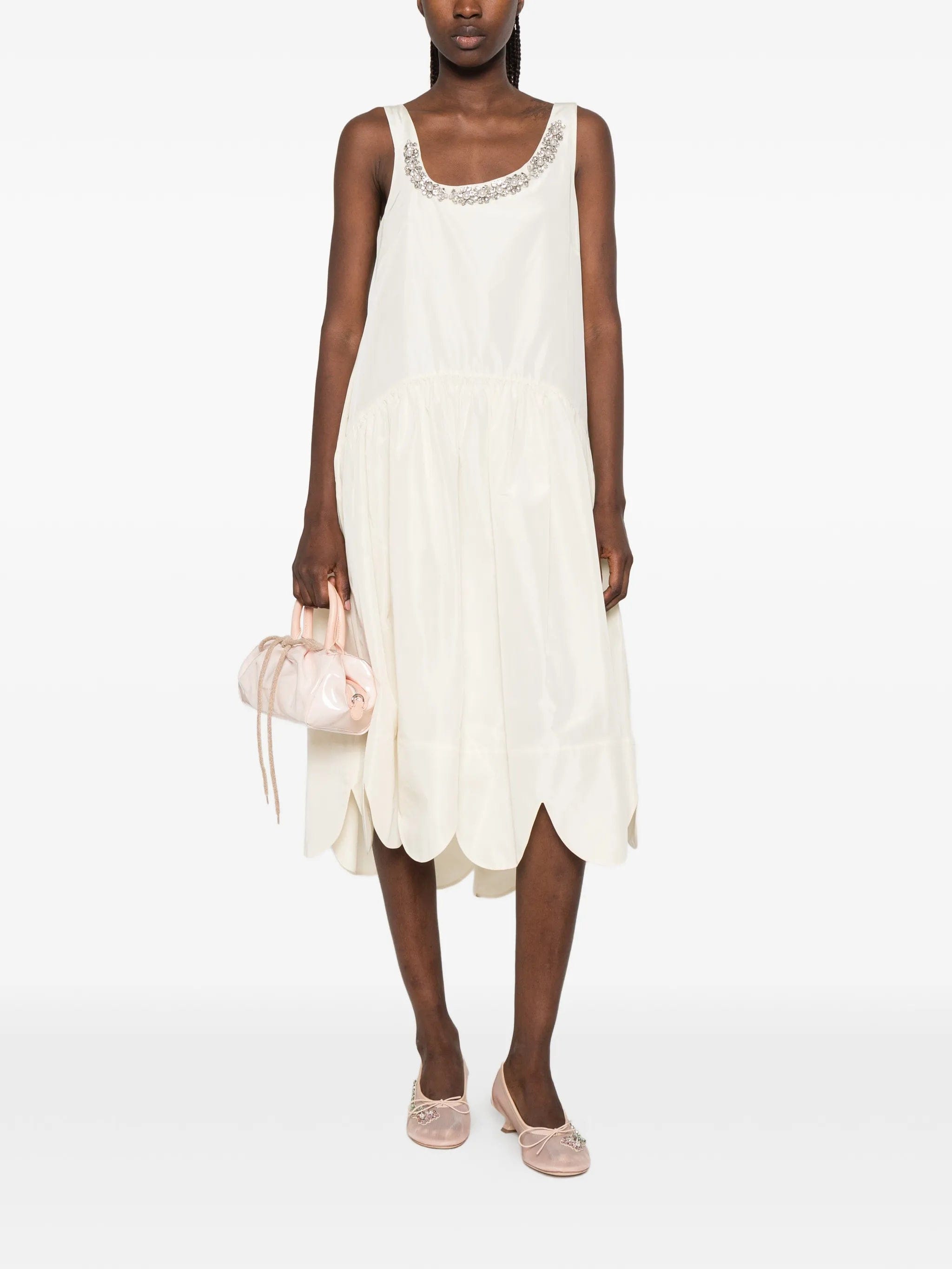 Simone Rocha crystal - embellished midi dress
