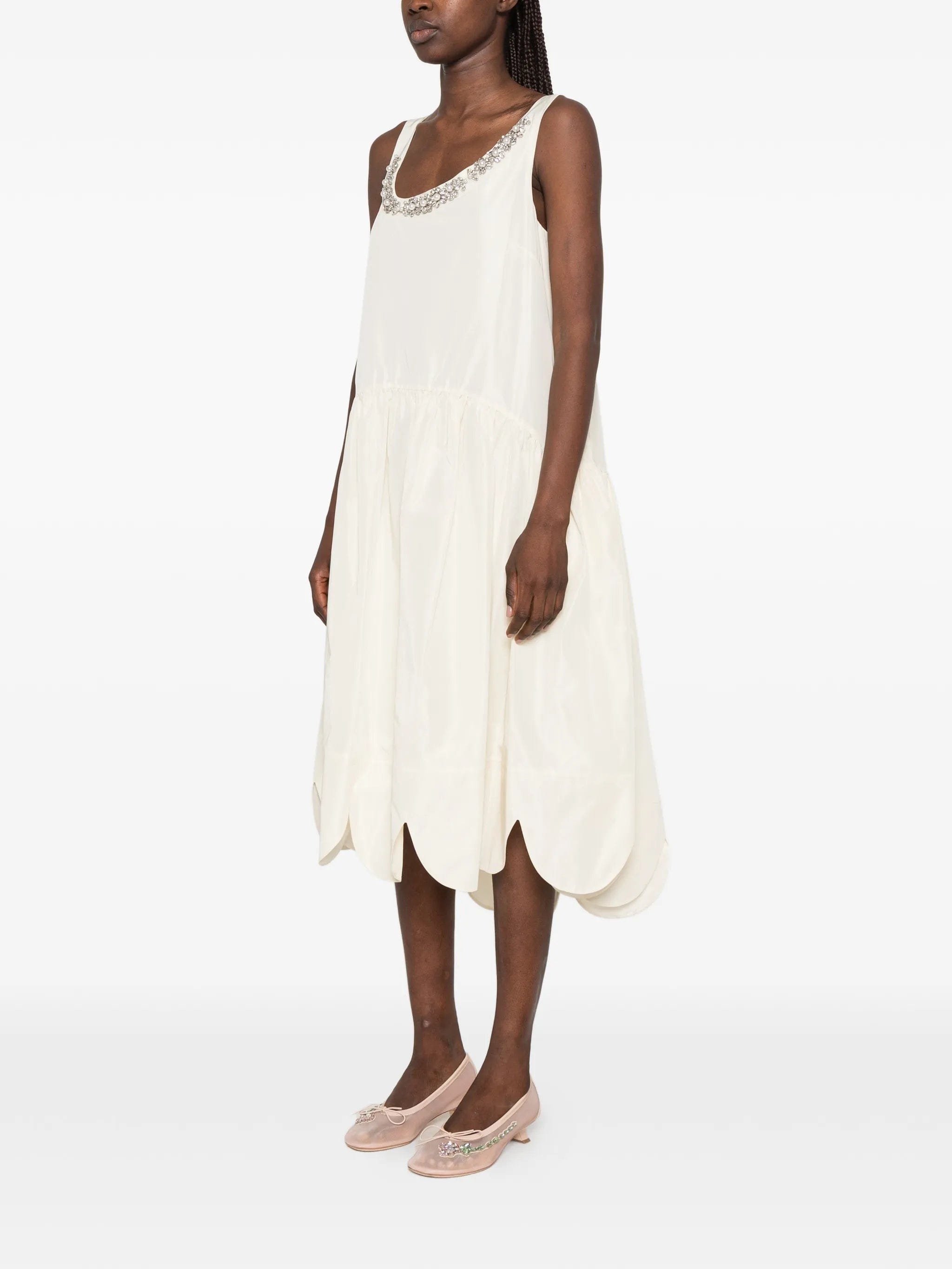 Simone Rocha crystal - embellished midi dress