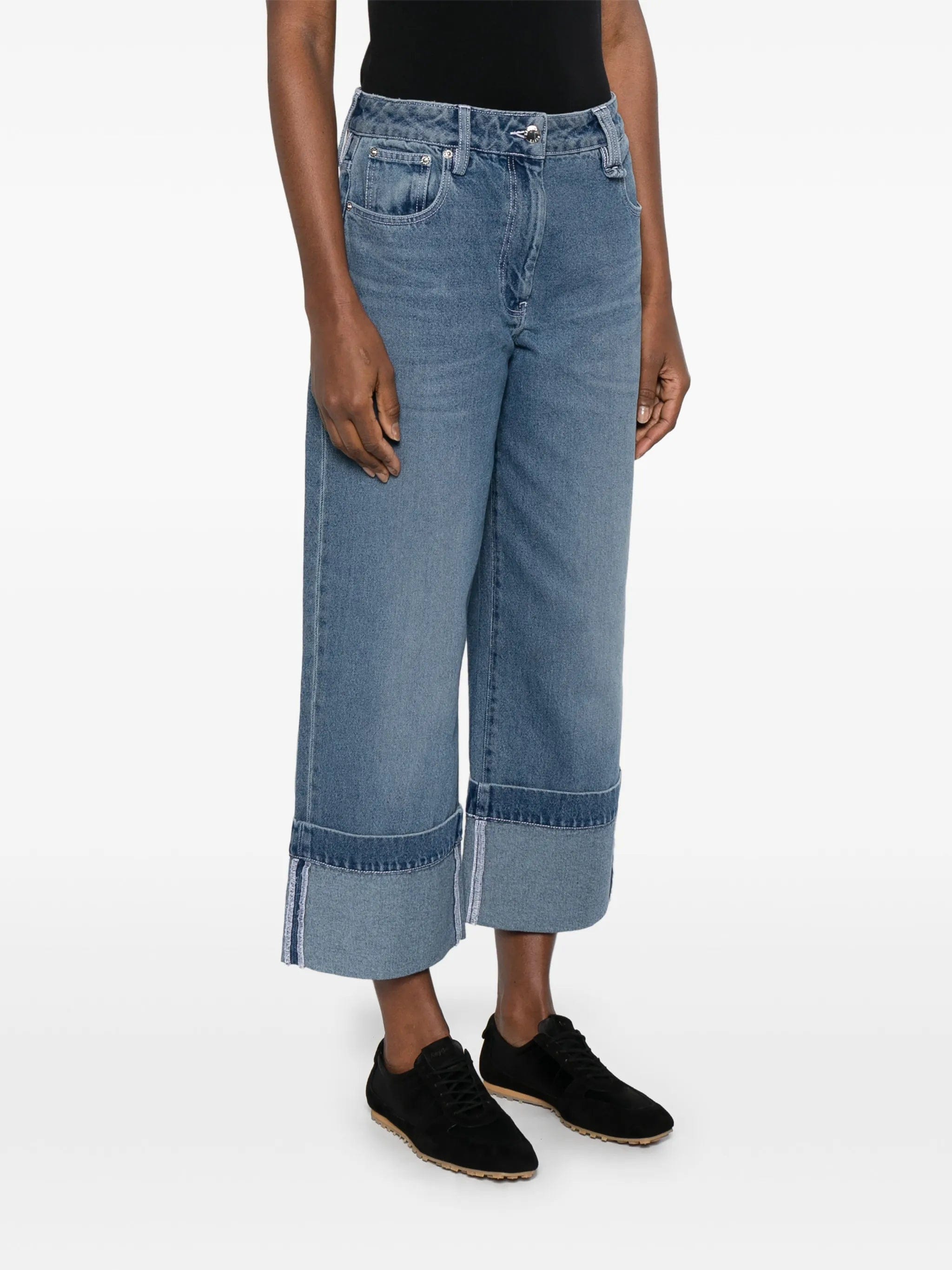Simone Rocha strap - ebellished jeans