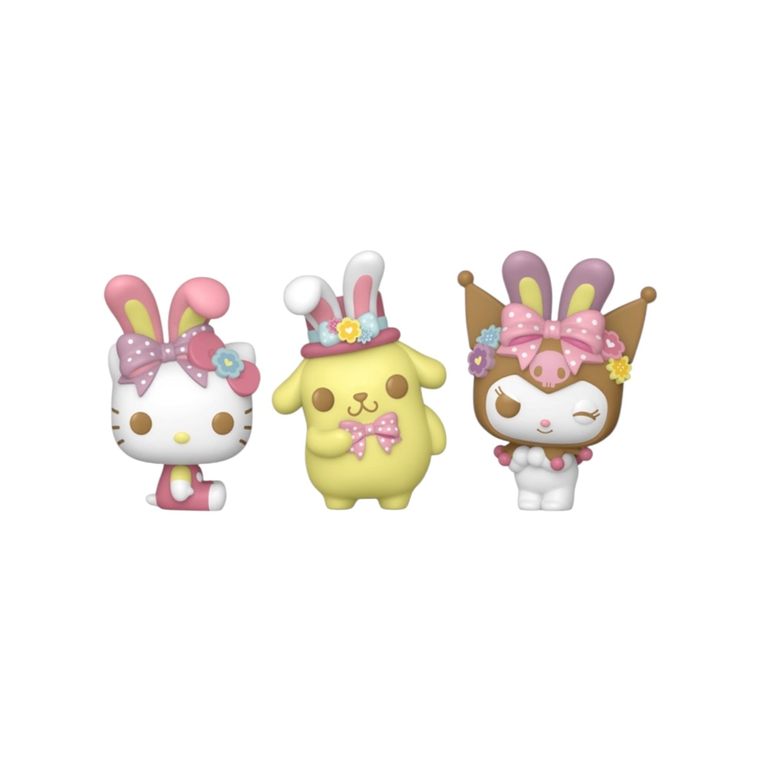 Hello Kitty & Friends With Bunny Ears (Easter) Funko Pocket Pop! 3 Pack - Hello Kitty And Friends