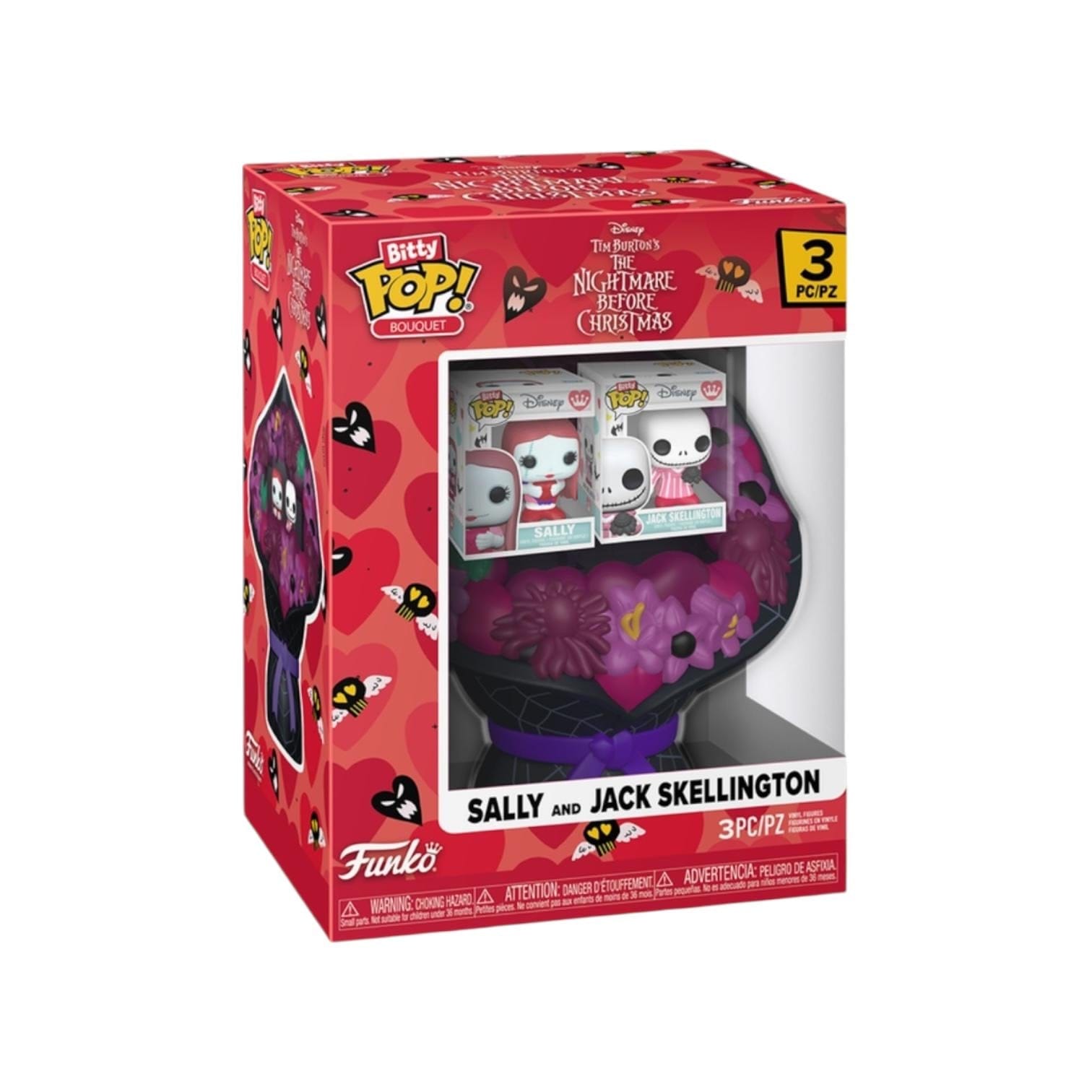 Jack Sally and Jack Skellington Bitty Pop Bouquet - The Nightmare Before Christmas
