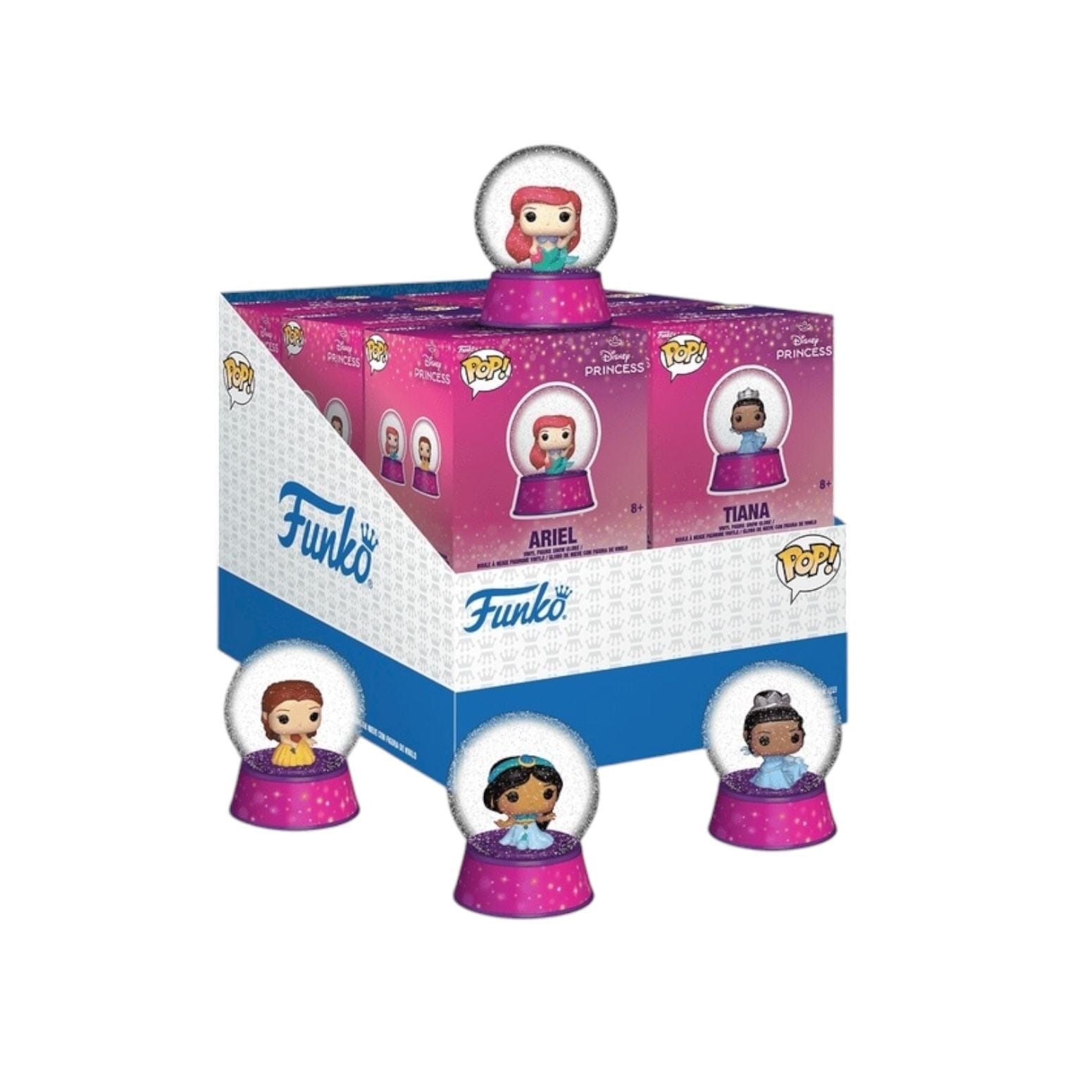 Disney Princesses Funko Mystery Minis Snow Globes