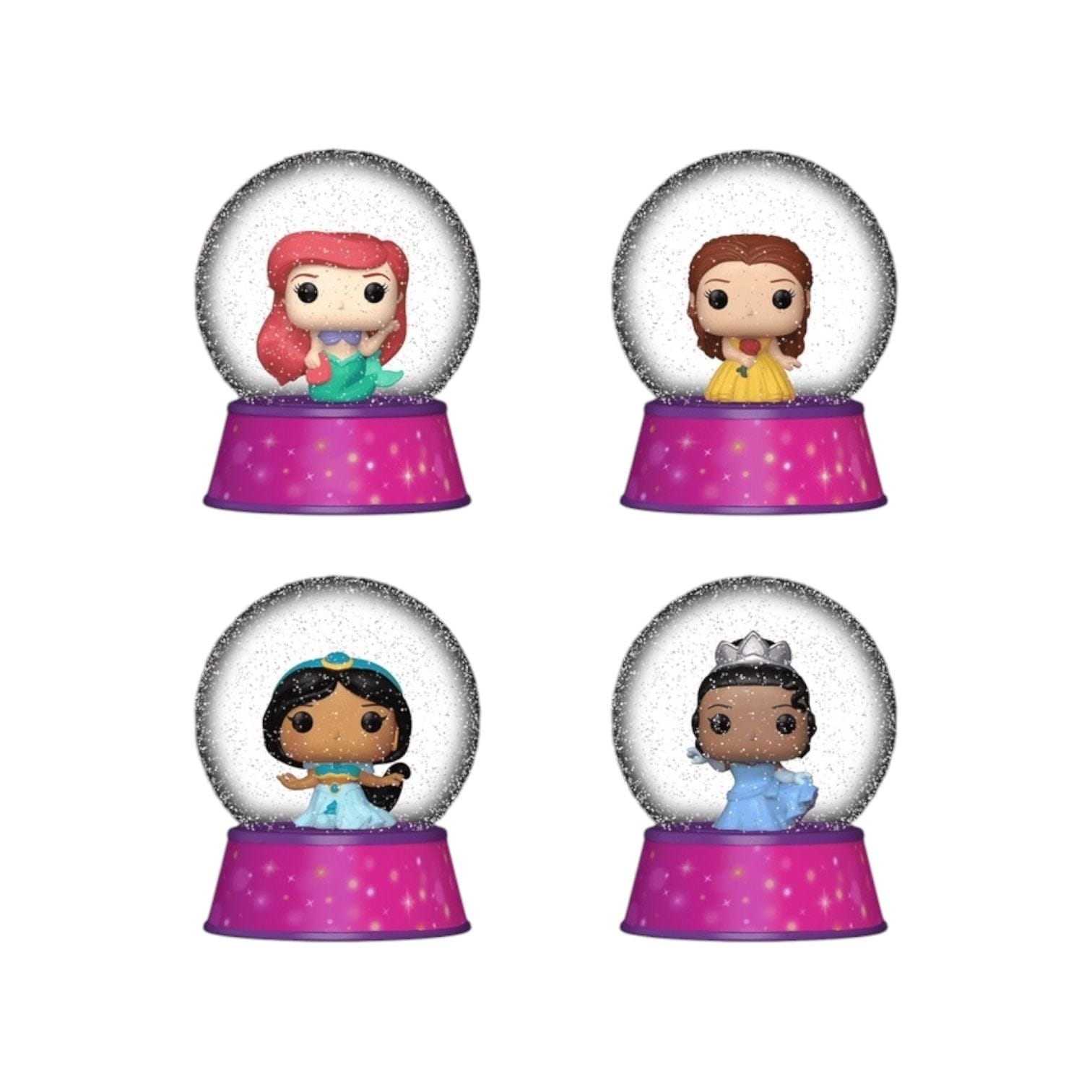 Disney Princesses Funko Mystery Minis Snow Globes