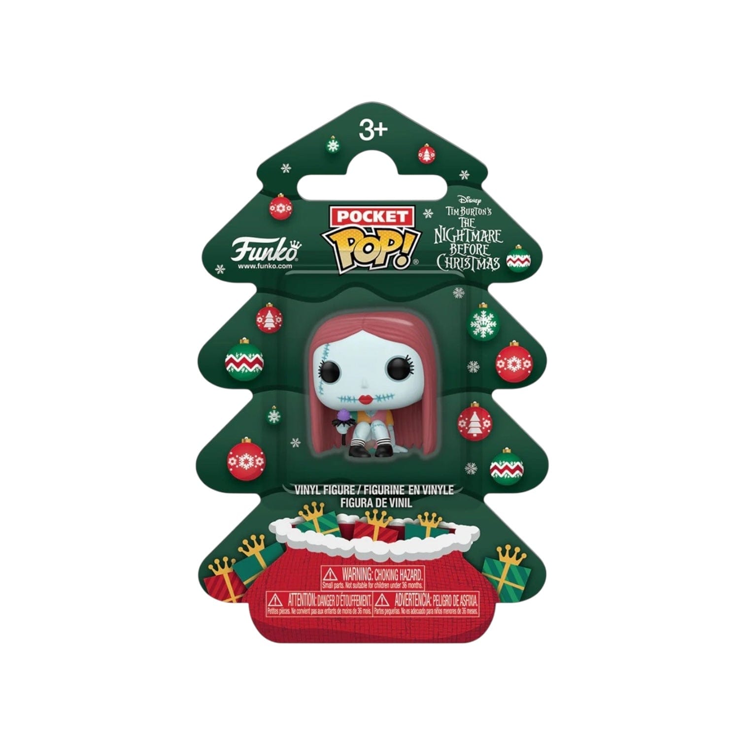 holiday Sally Funko Pocket Pop - The Nightmare Before Christmas Holiday Tree