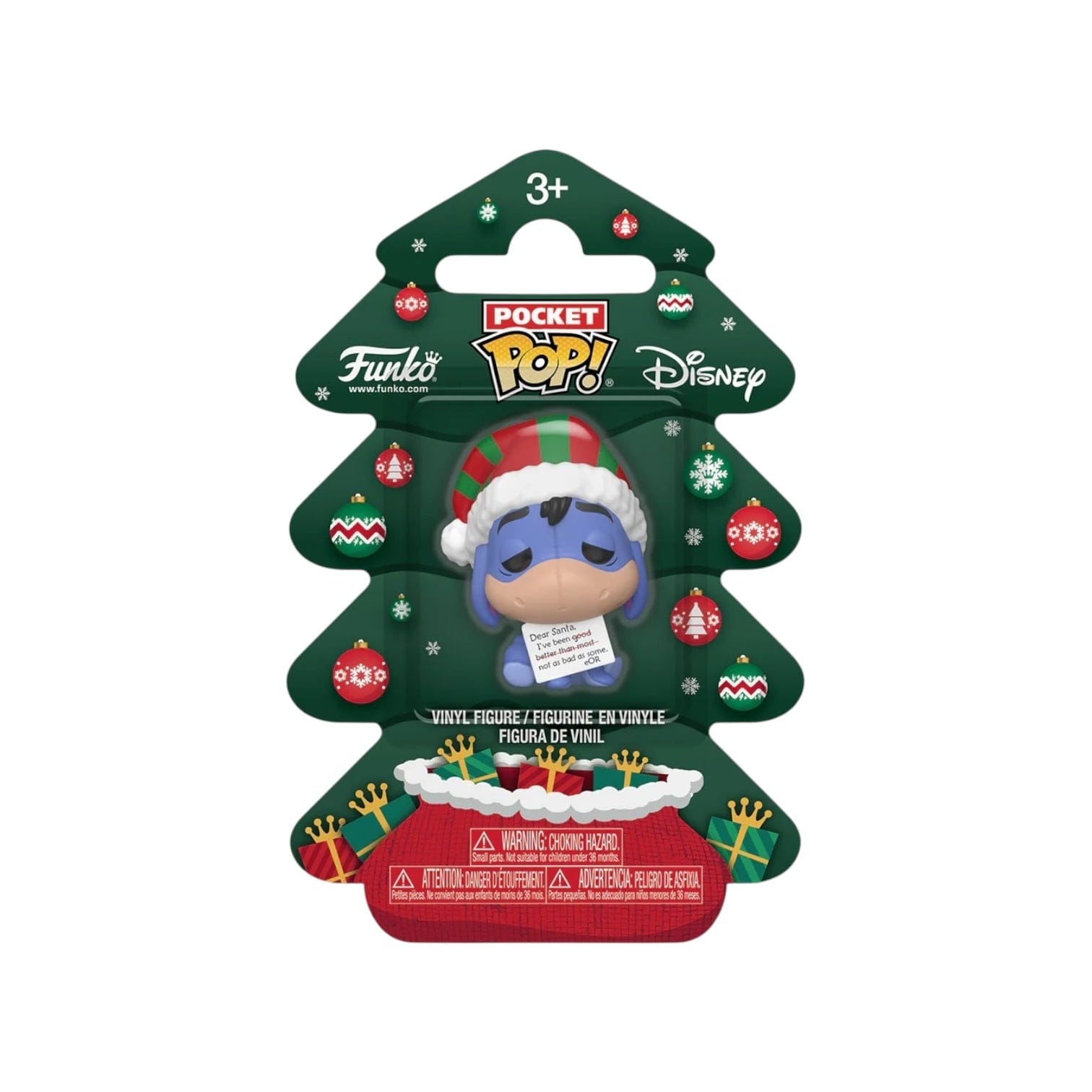 holiday Eeyore Funko Pocket Pop - Disney Holiday Tree