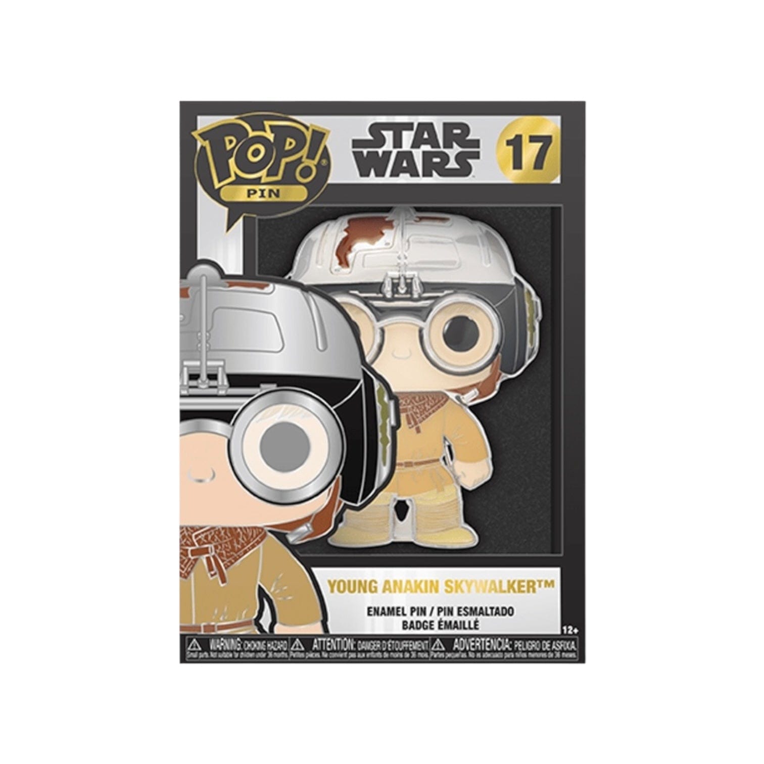 Star Wars Young Anakin Skywalker #17 Funko Enamel Pop Pin! - Star Wars