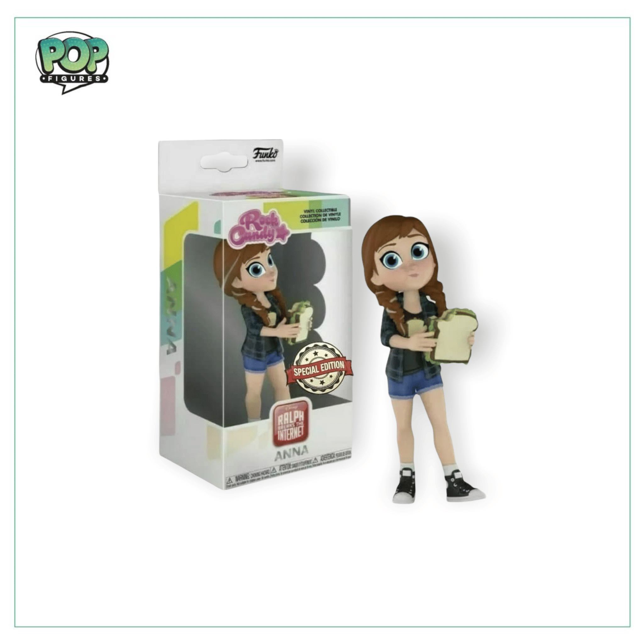 Anna Rock Candy Figure! Ralph Breaks the internet, Special Edition