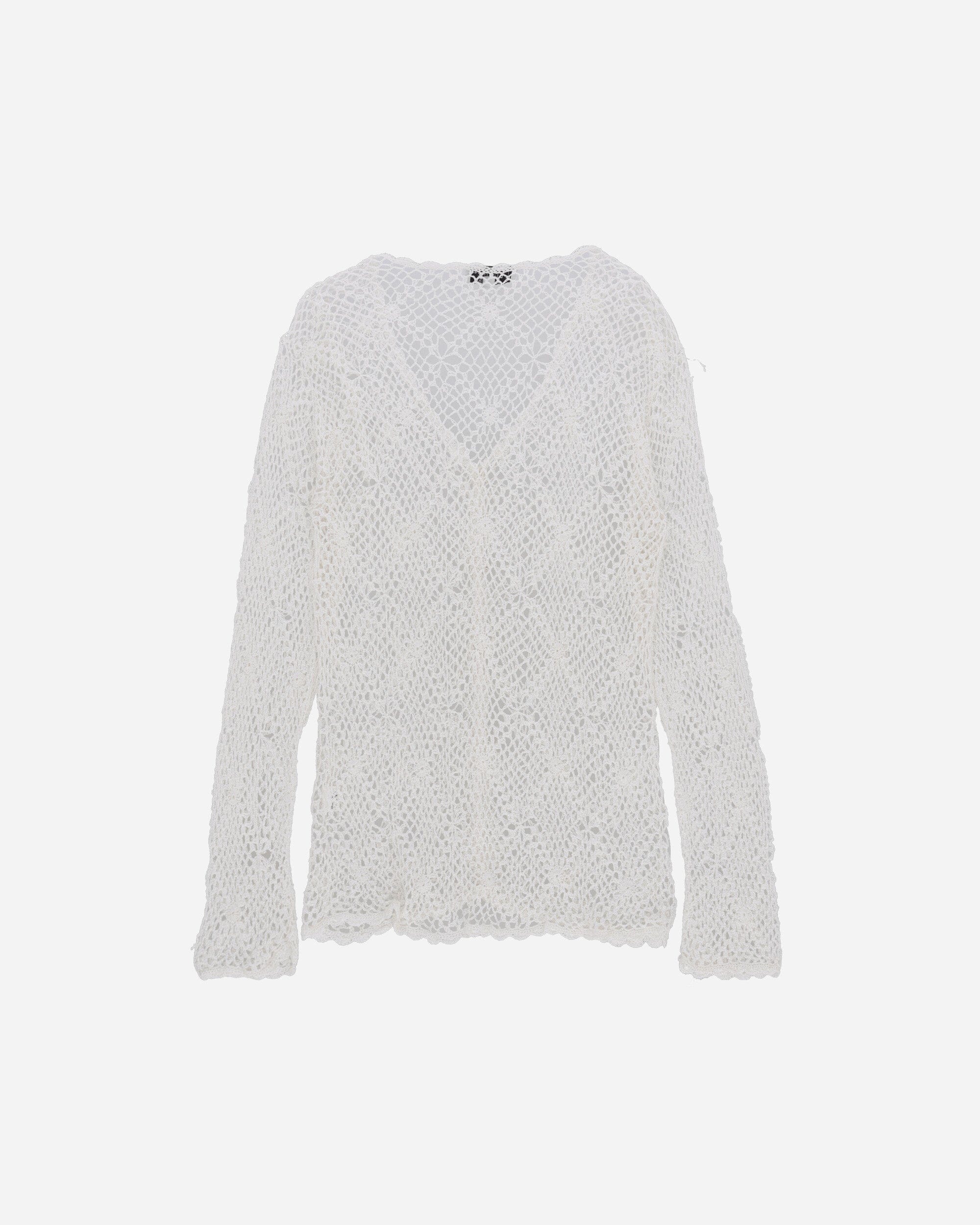 Pezze Vintage Women's Crochet Top White