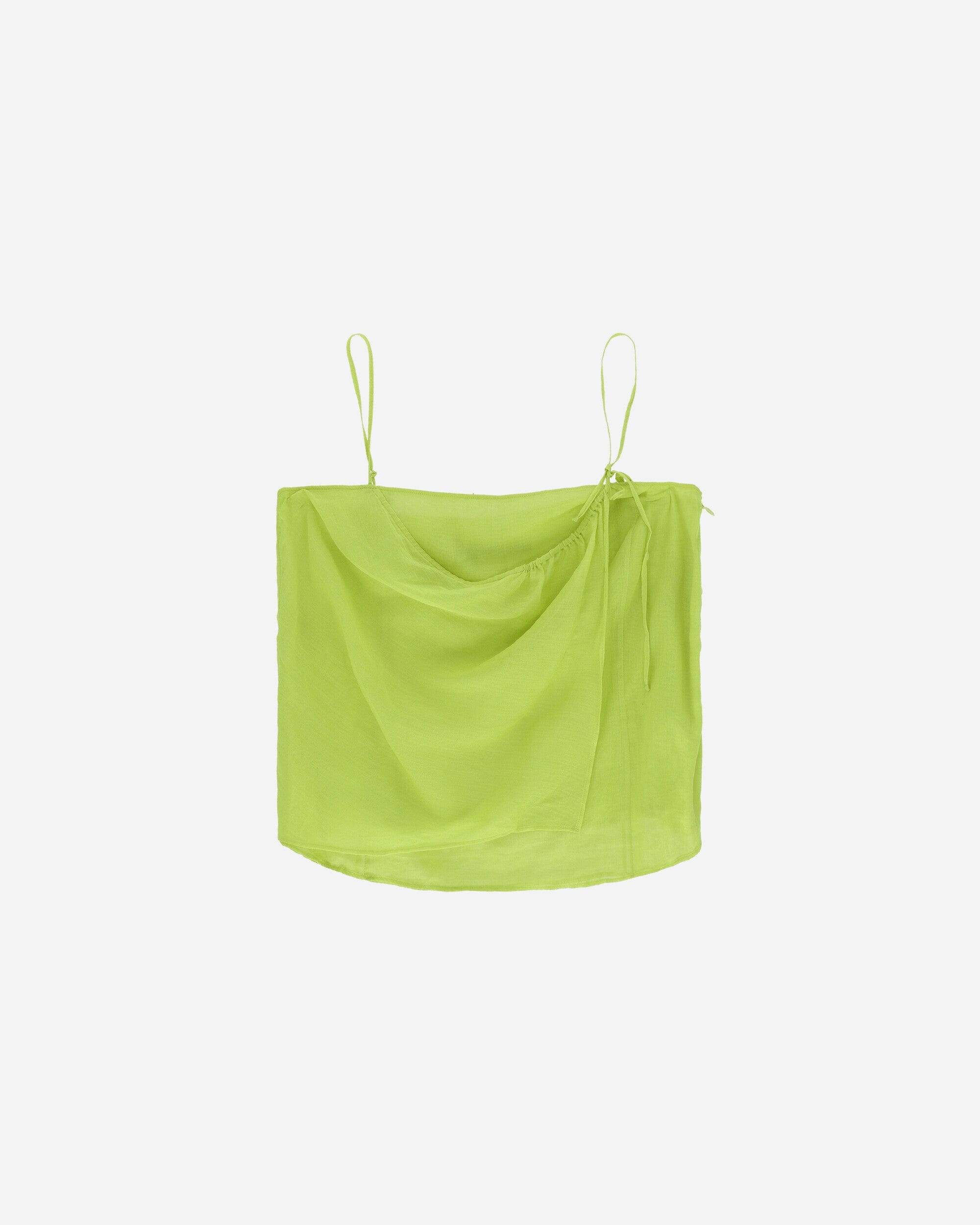 Pezze Vintage Women's Mesh Top Acid Green