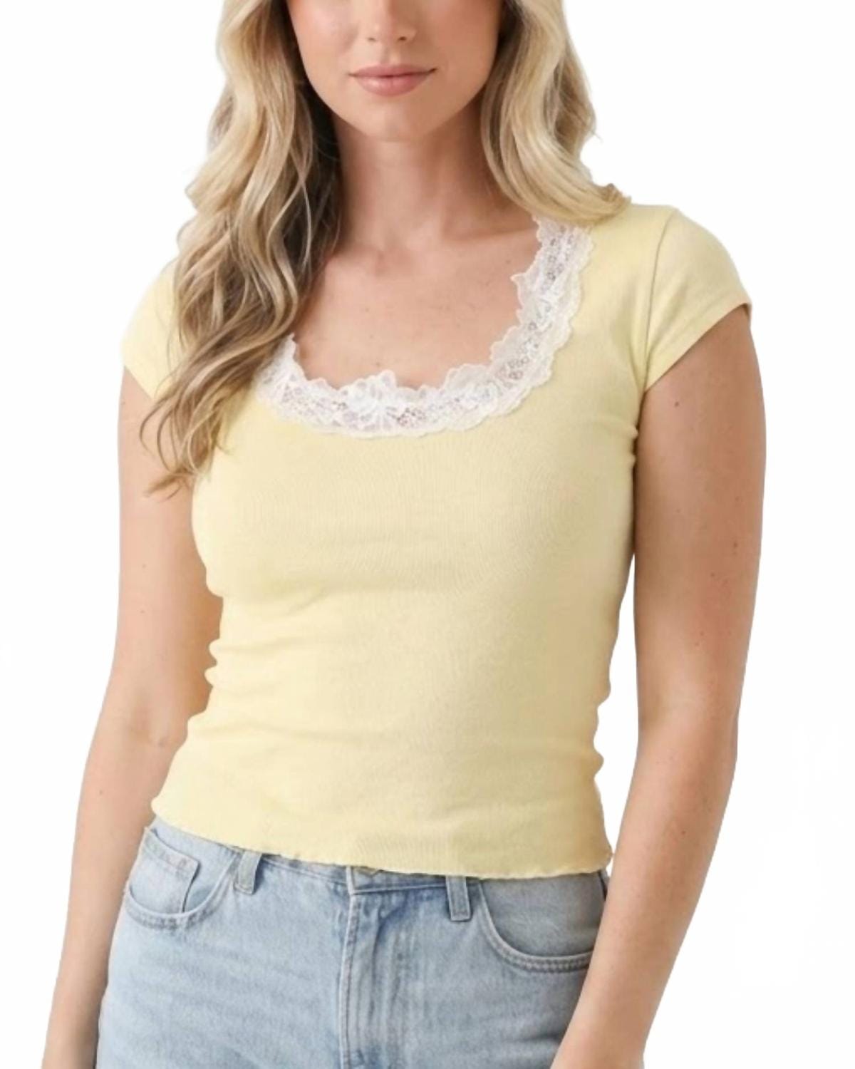 Society Buttercup Society Top In Yellow
