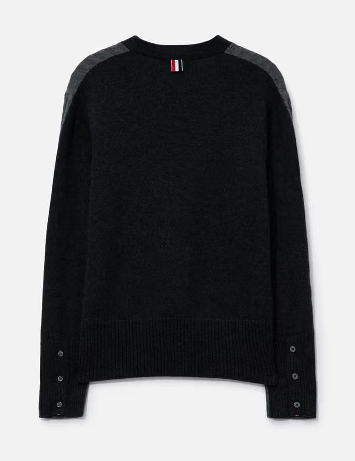 Thom Browne Cashmere Baby Cable Stitch Cardigan