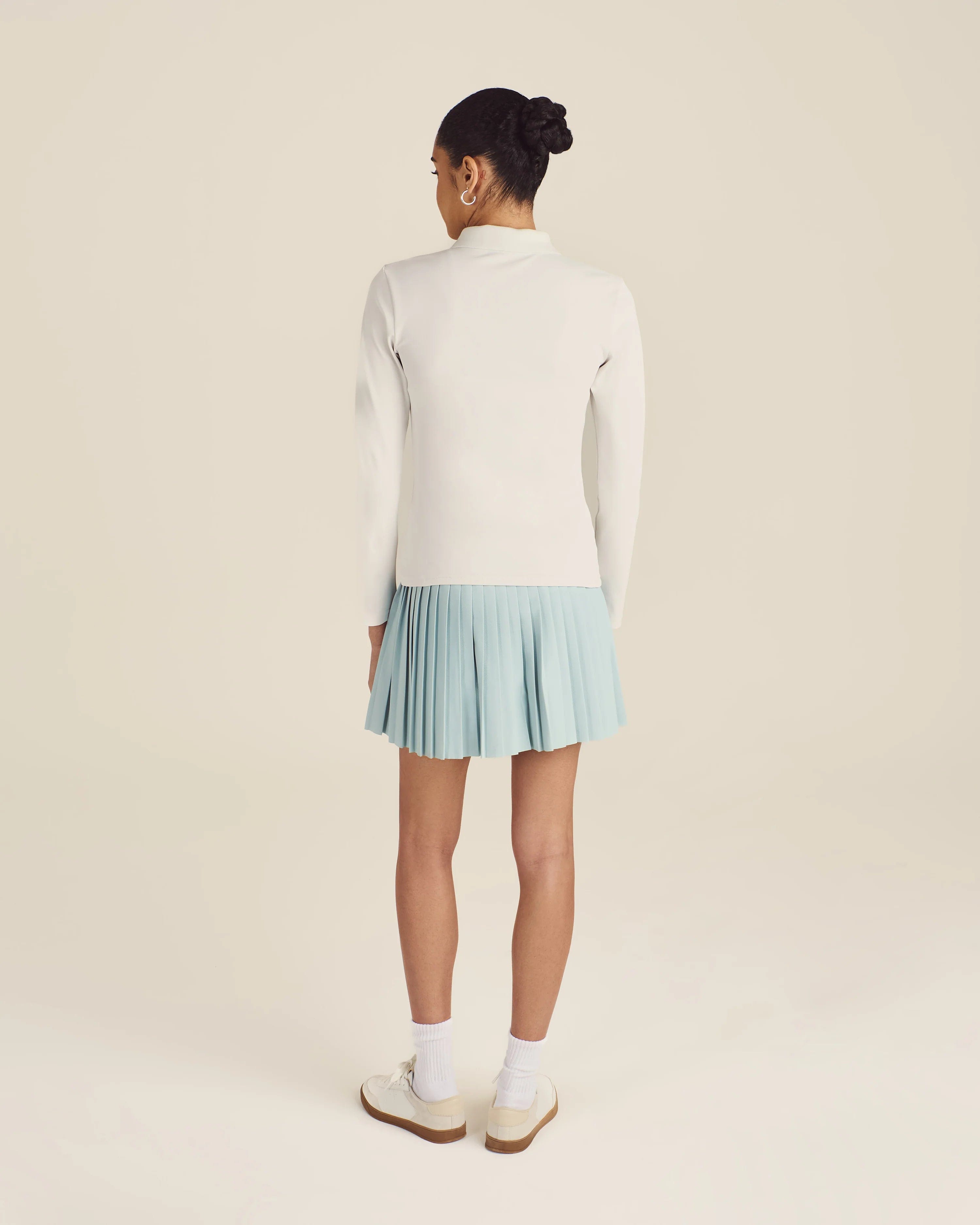 Malbon Golf Women's Venus Longsleeve Polo White