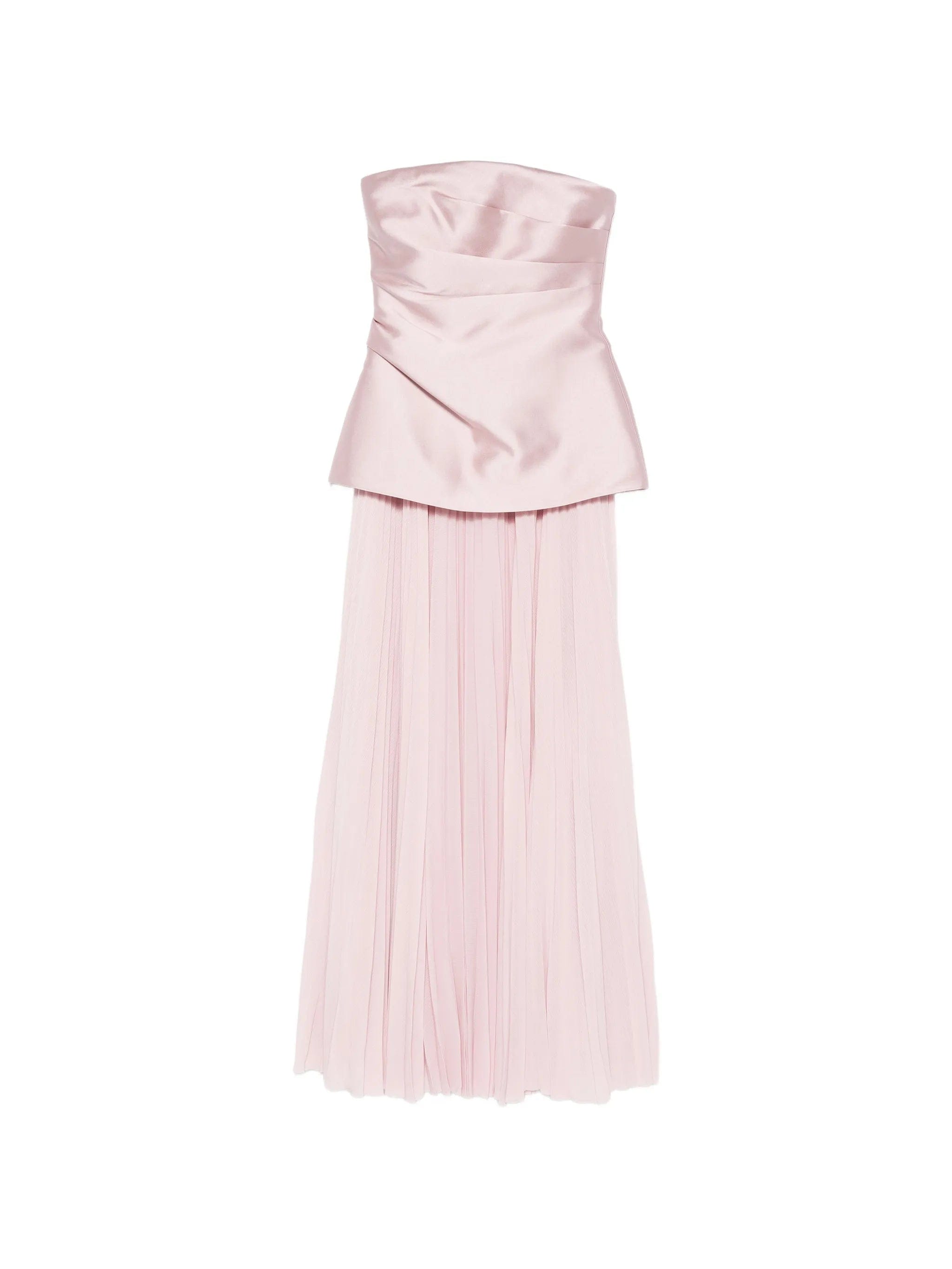 Solace London Claudette pleated maxi dress