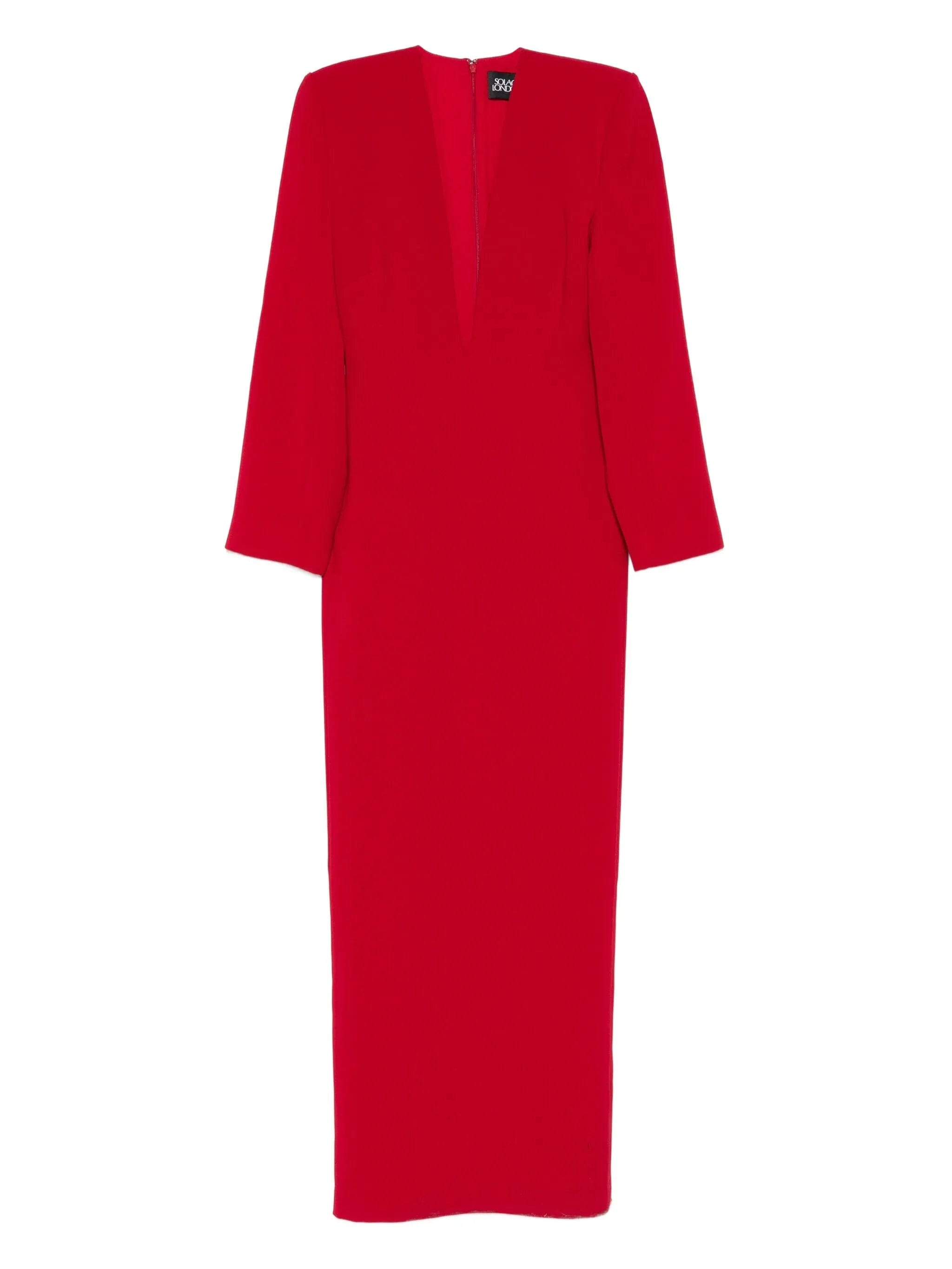 Solace London Deacon V - neck maxi dress