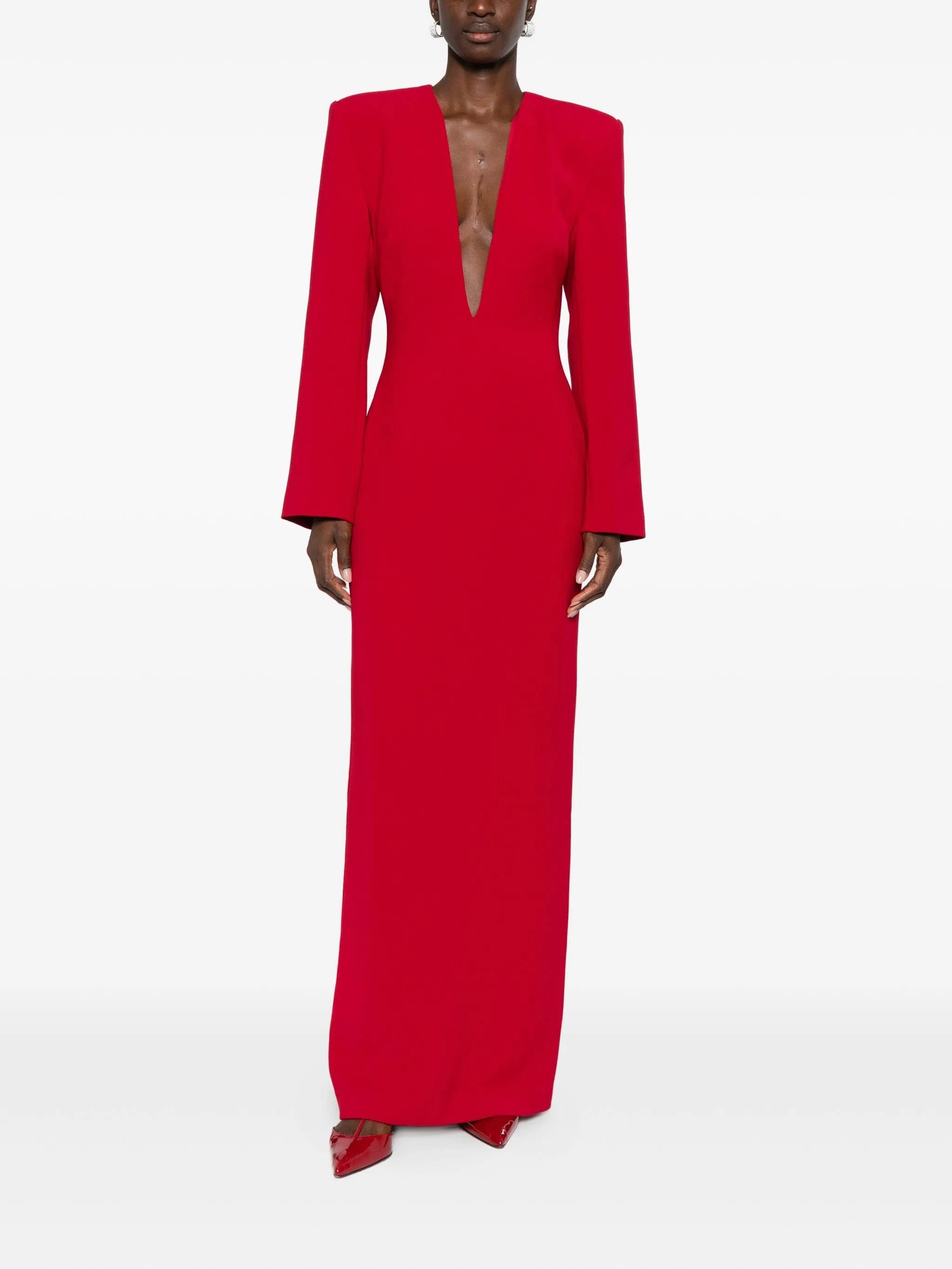 Solace London Deacon V - neck maxi dress