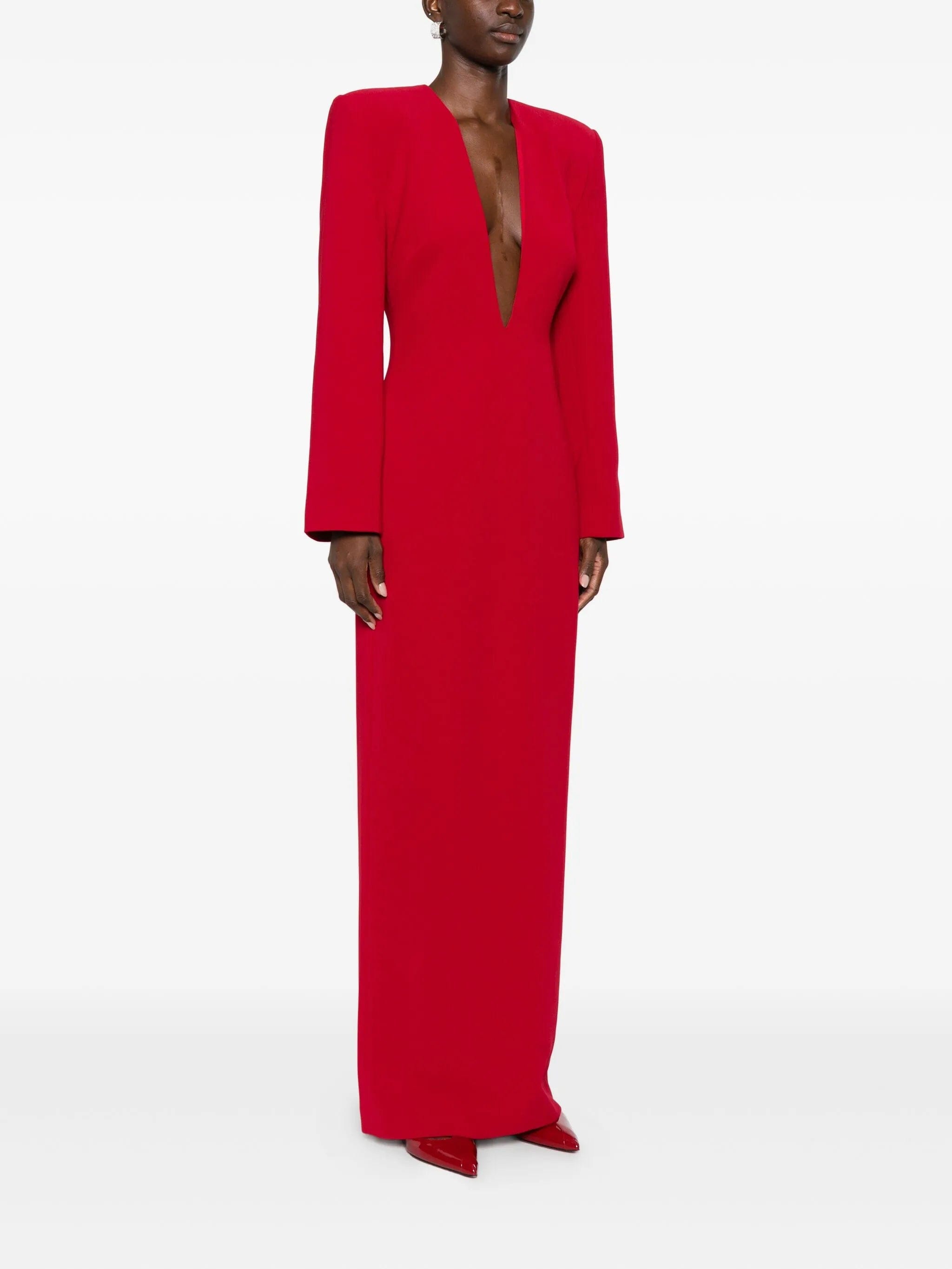 Solace London Deacon V - neck maxi dress