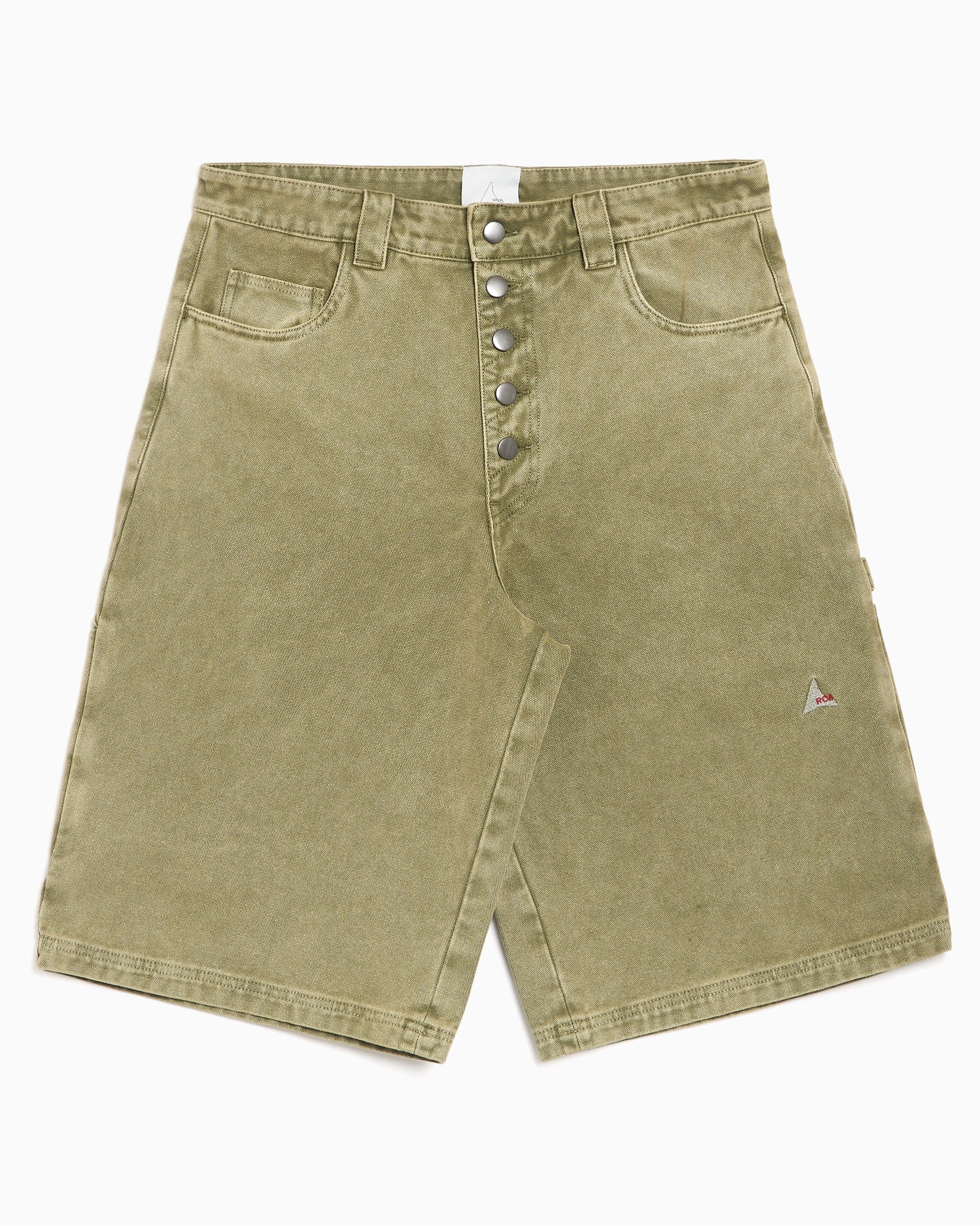 ROA Pantalones cortos Relaxed ROA Ash Canvas Cargo para hombre
