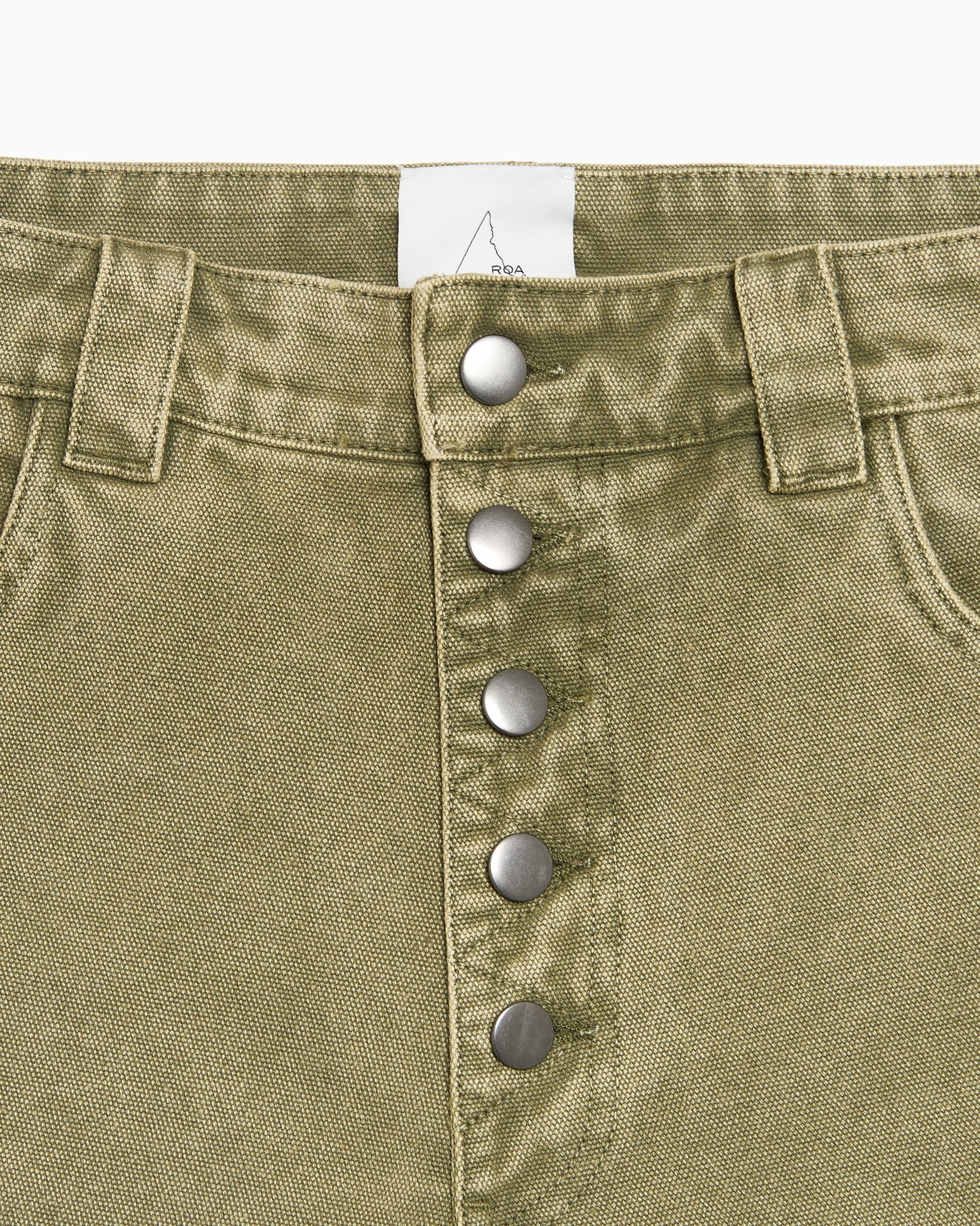 ROA Pantalones cortos Relaxed ROA Ash Canvas Cargo para hombre