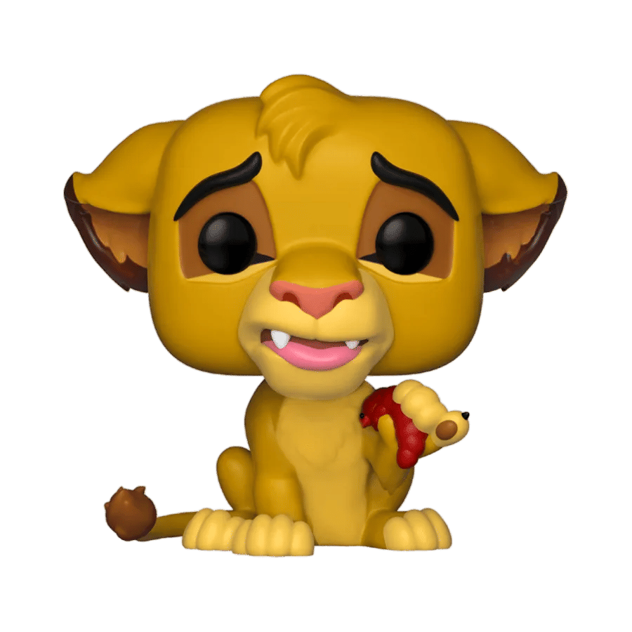 Funko TBA The Lion King (1994) - Simba with Bug Pop! Vinyl