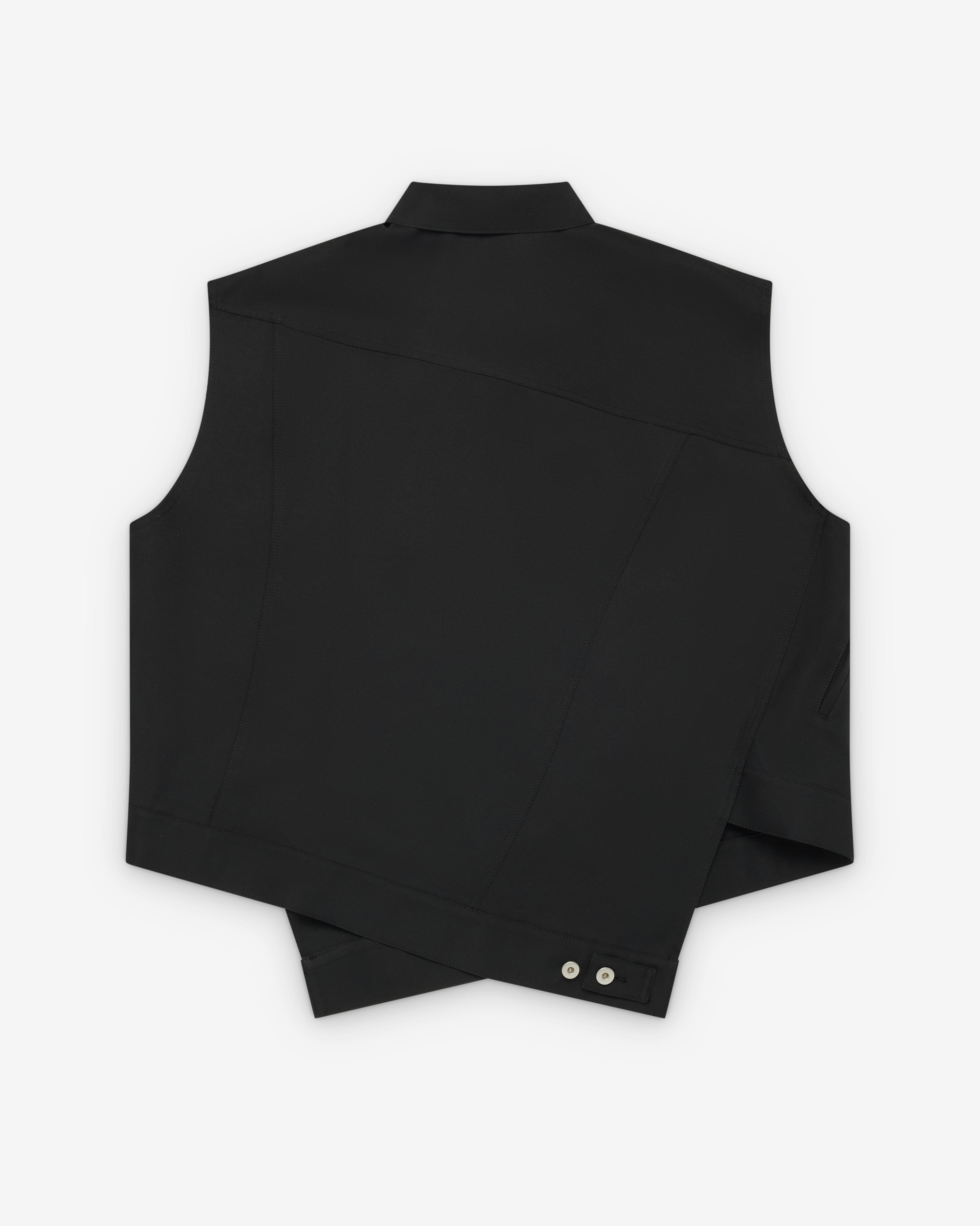 CDG Black Collection Black Comme des Garçons - Men's Side Button Jacket - (Black)