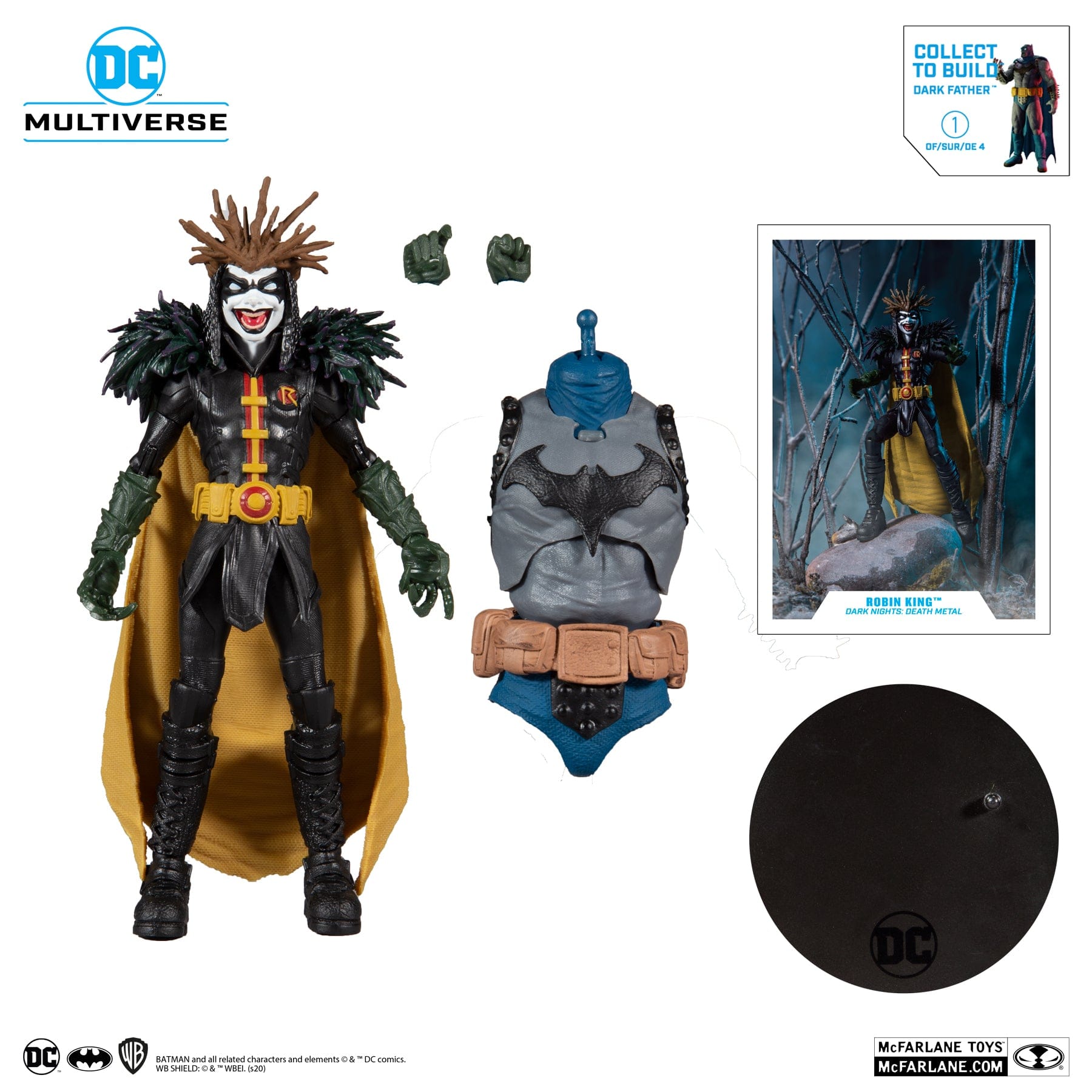 McFarlane (Box Damage) McFarlane DC Multiverse Dark Nights: Death Metal – Robin King Action Figure