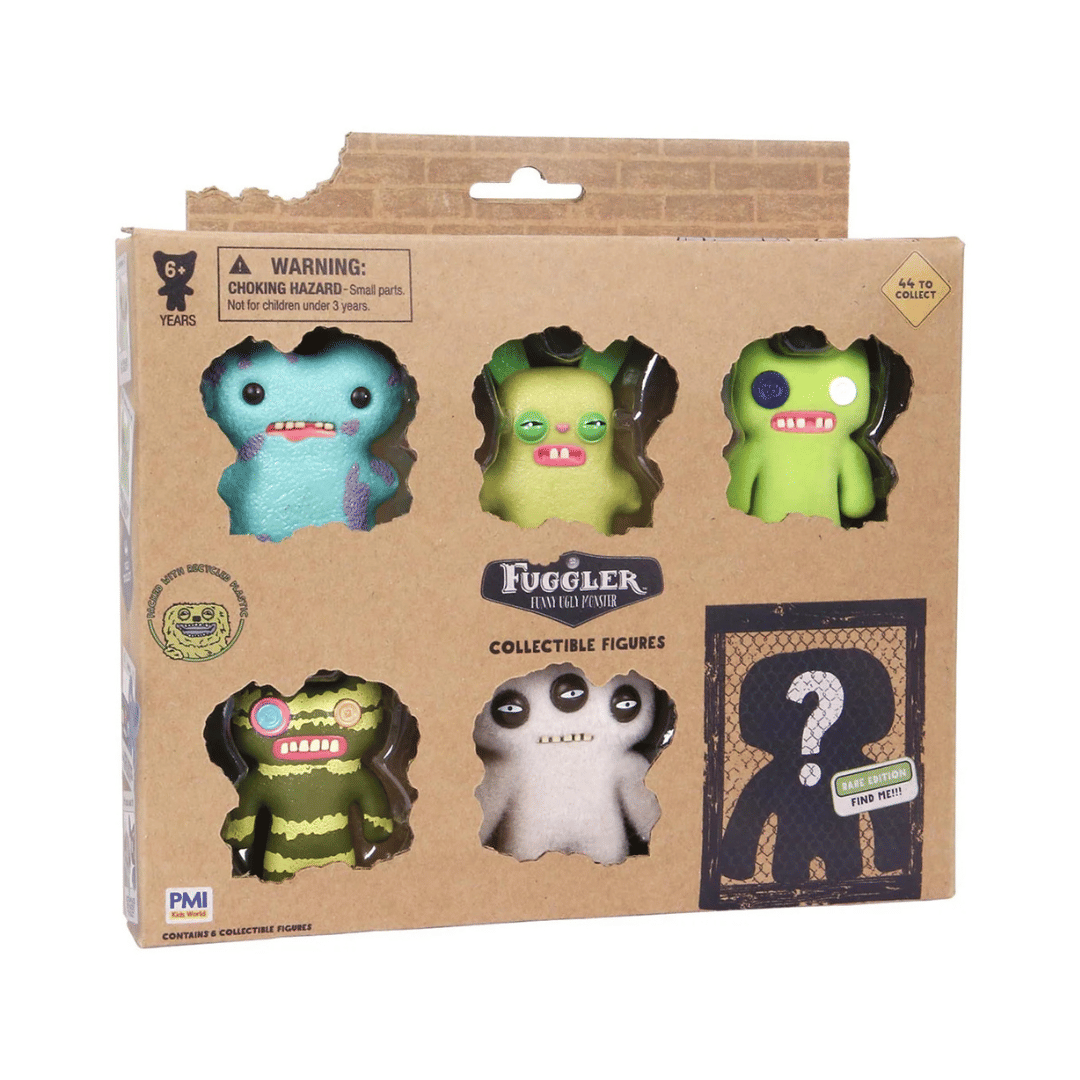 Zuru Fuggler Plush Fuggler - Collectible Figures - 6 - Pack (Randomly Selected)