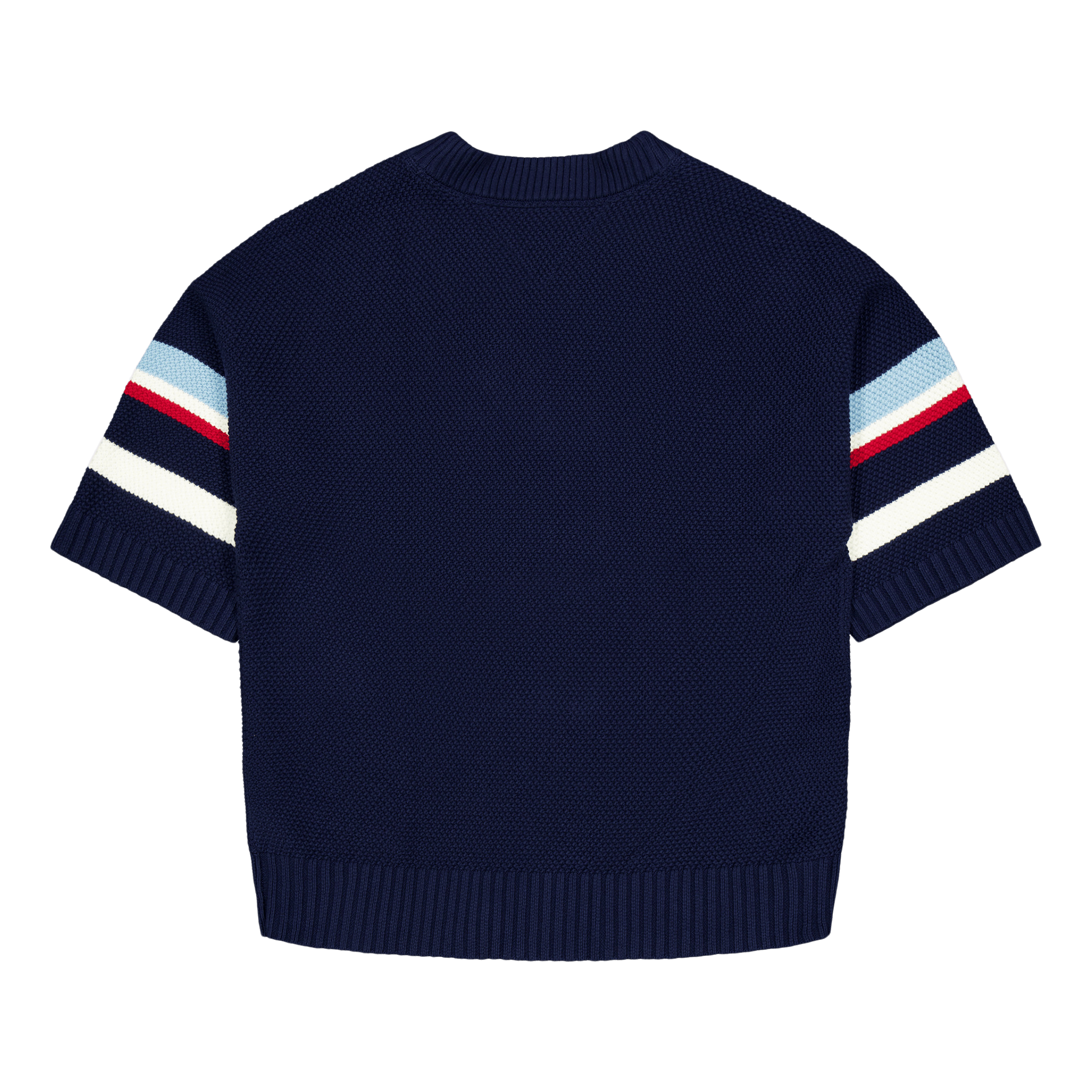 Tommy Jeans Tjcu Varsity Knit Top Carbon Navy