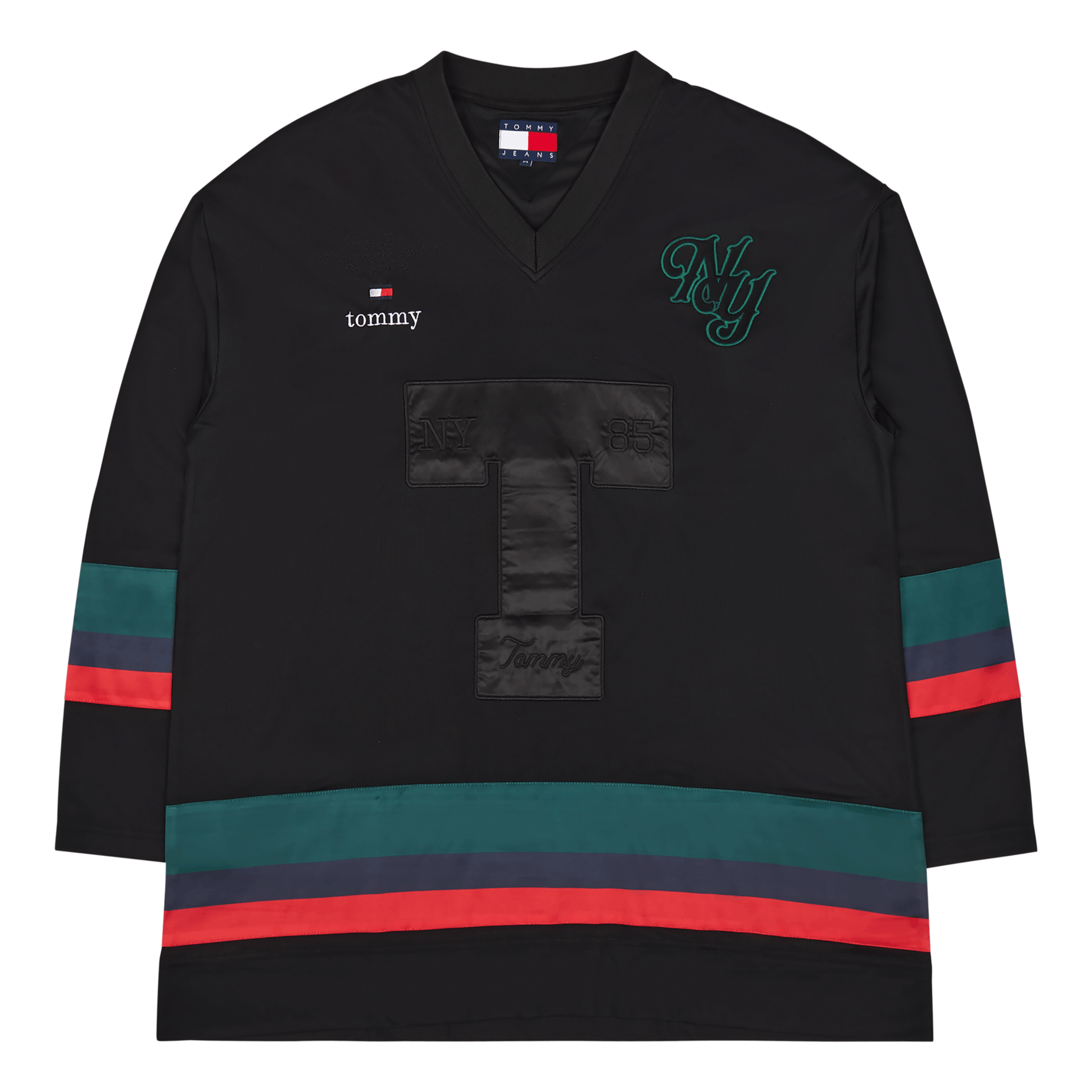 Tommy Jeans Tjcu Ls Hockey Jersey Black