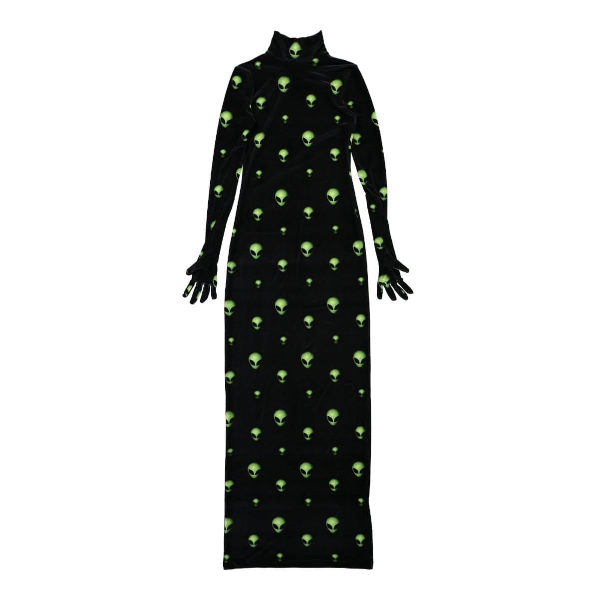 Vetements Extraterrestrial Long Styling Dress with Gloves