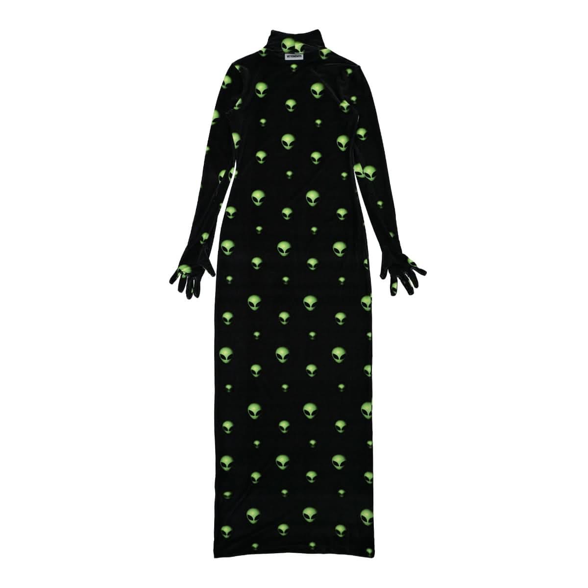 Vetements Extraterrestrial Long Styling Dress with Gloves