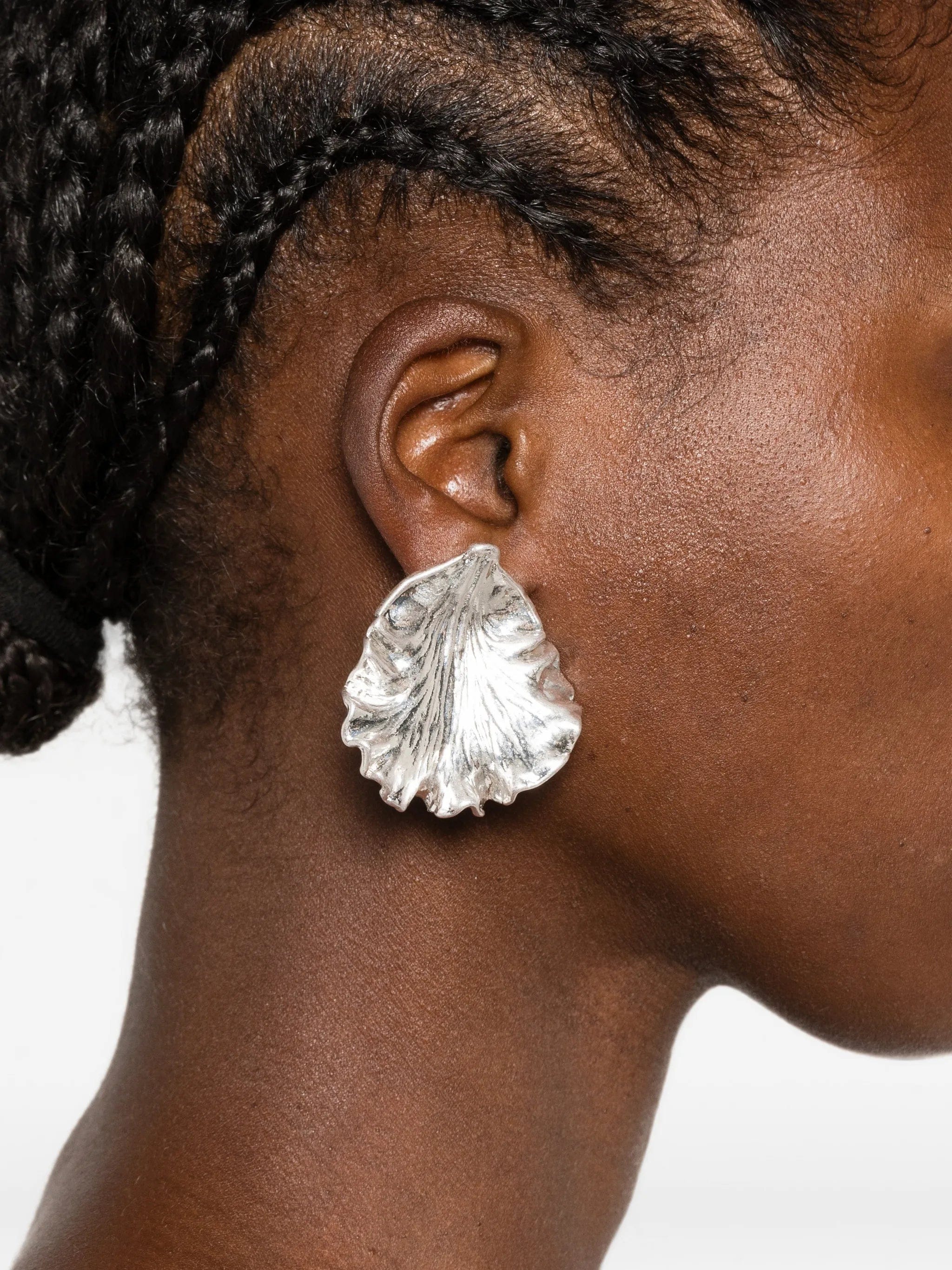 Cult Gaia Iris Leaf earrings