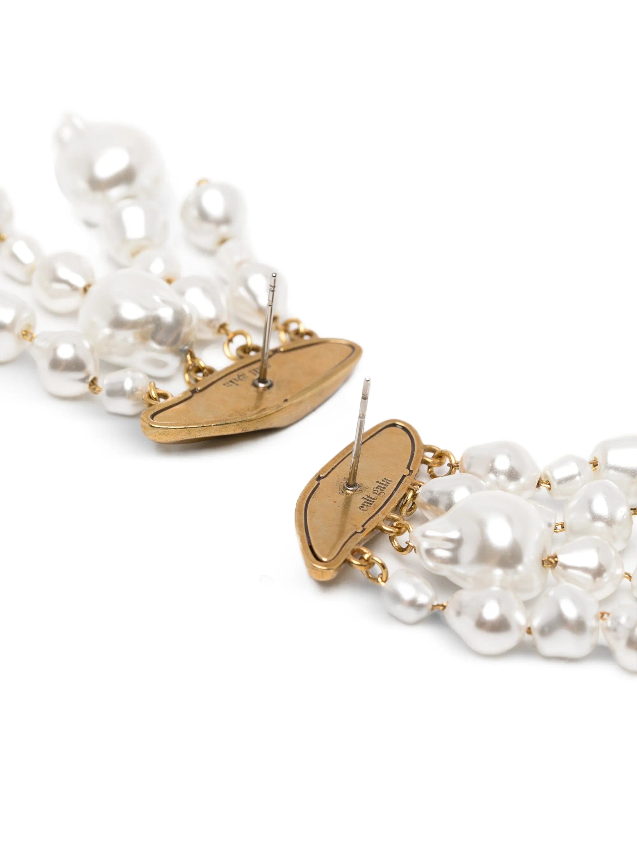 Cult Gaia pearl - drop earrings